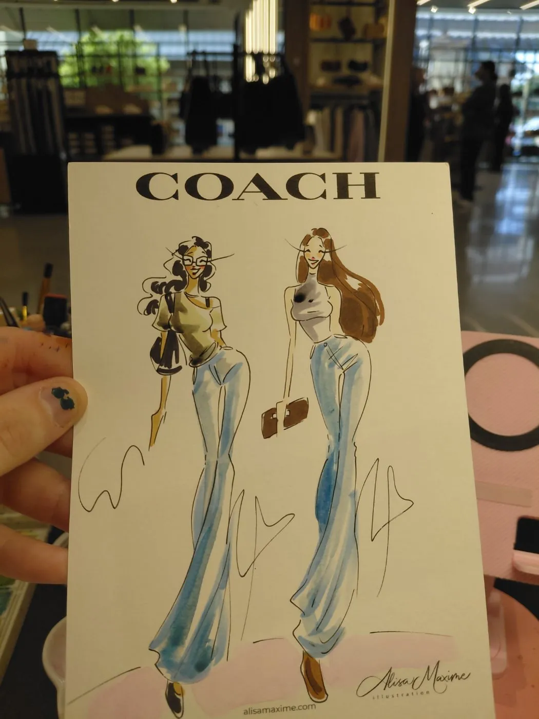 Live fashion sketch · 2026