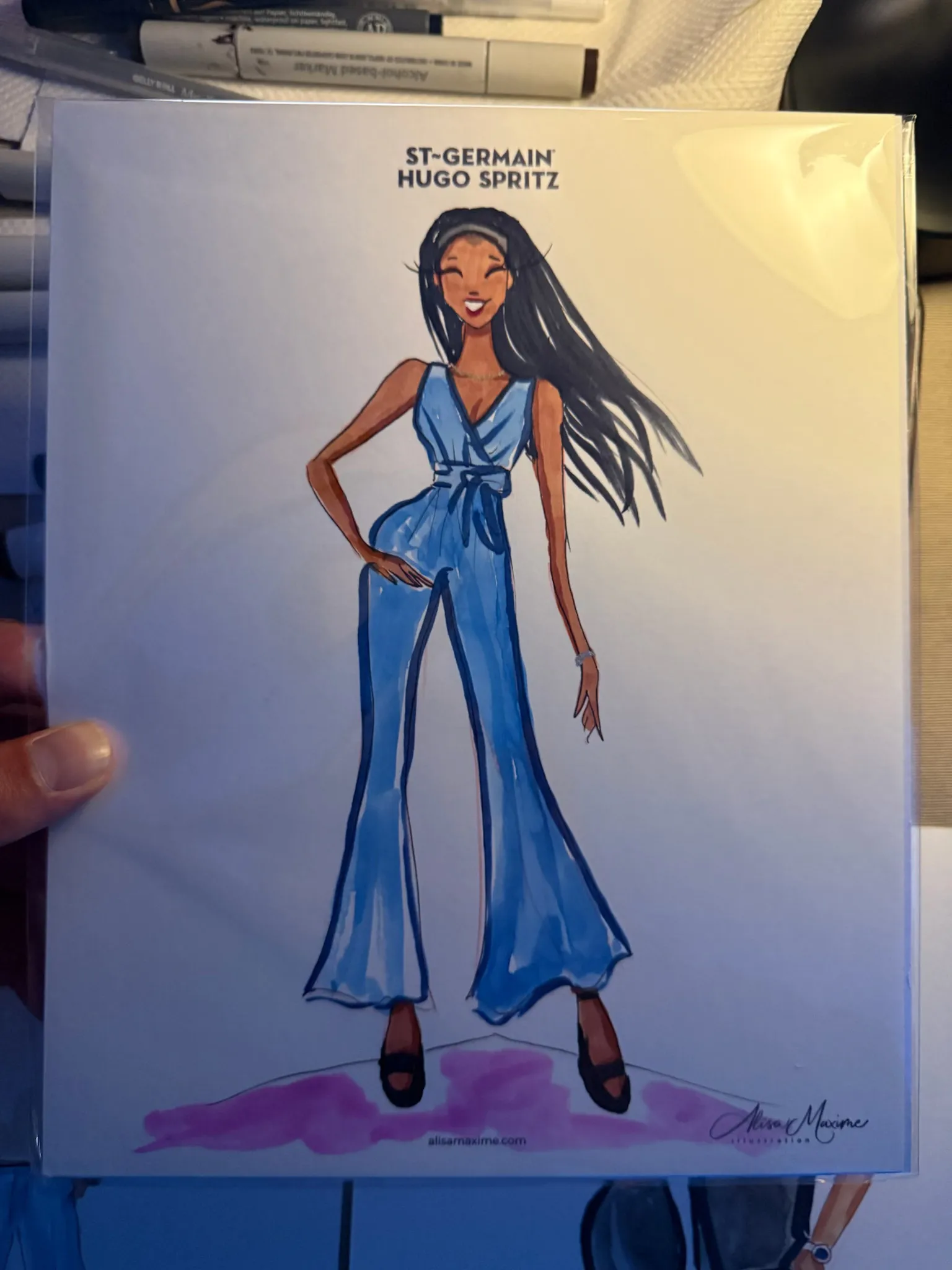 Live fashion sketch · 2025