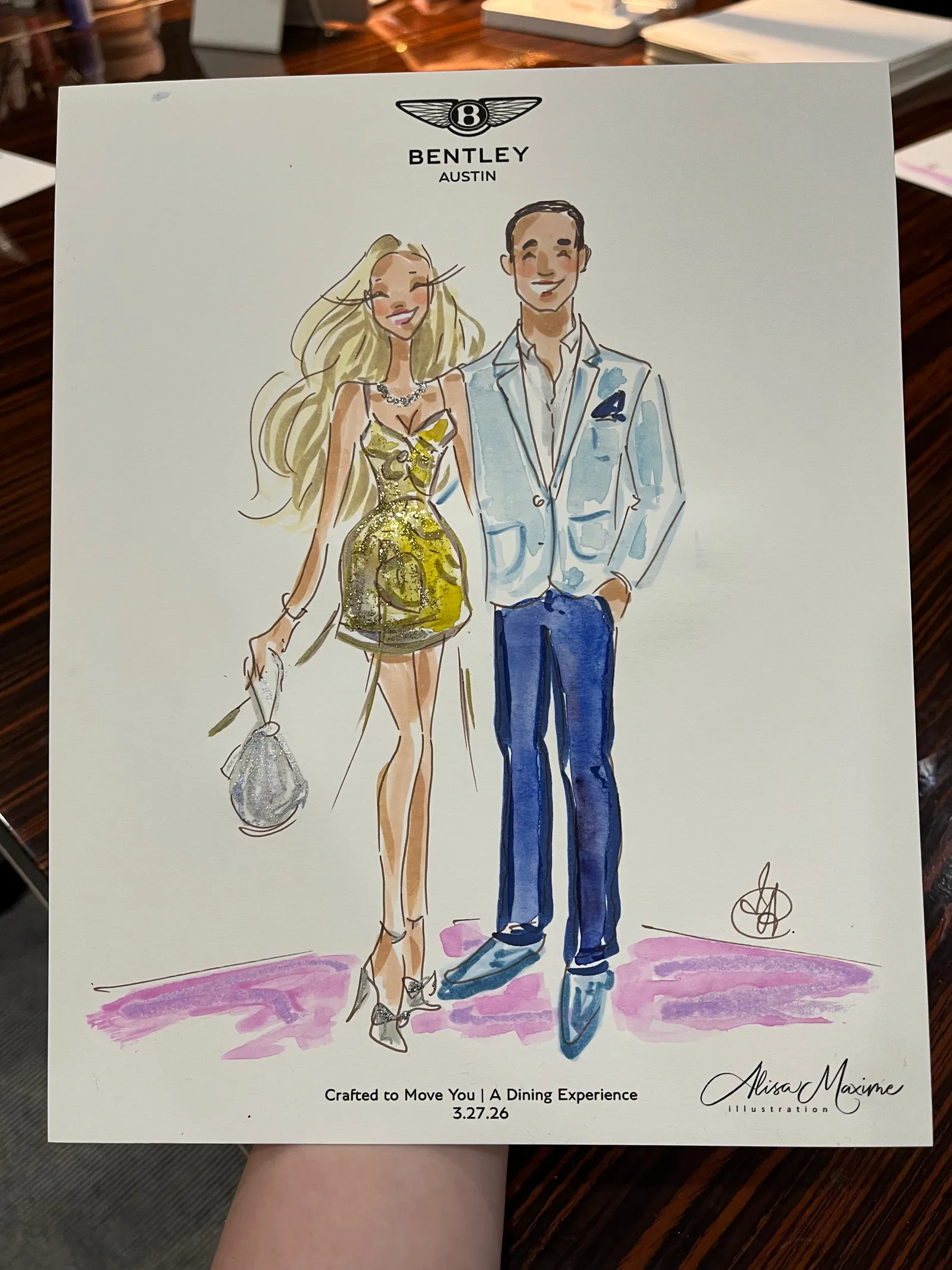 Live fashion sketch · 2026
