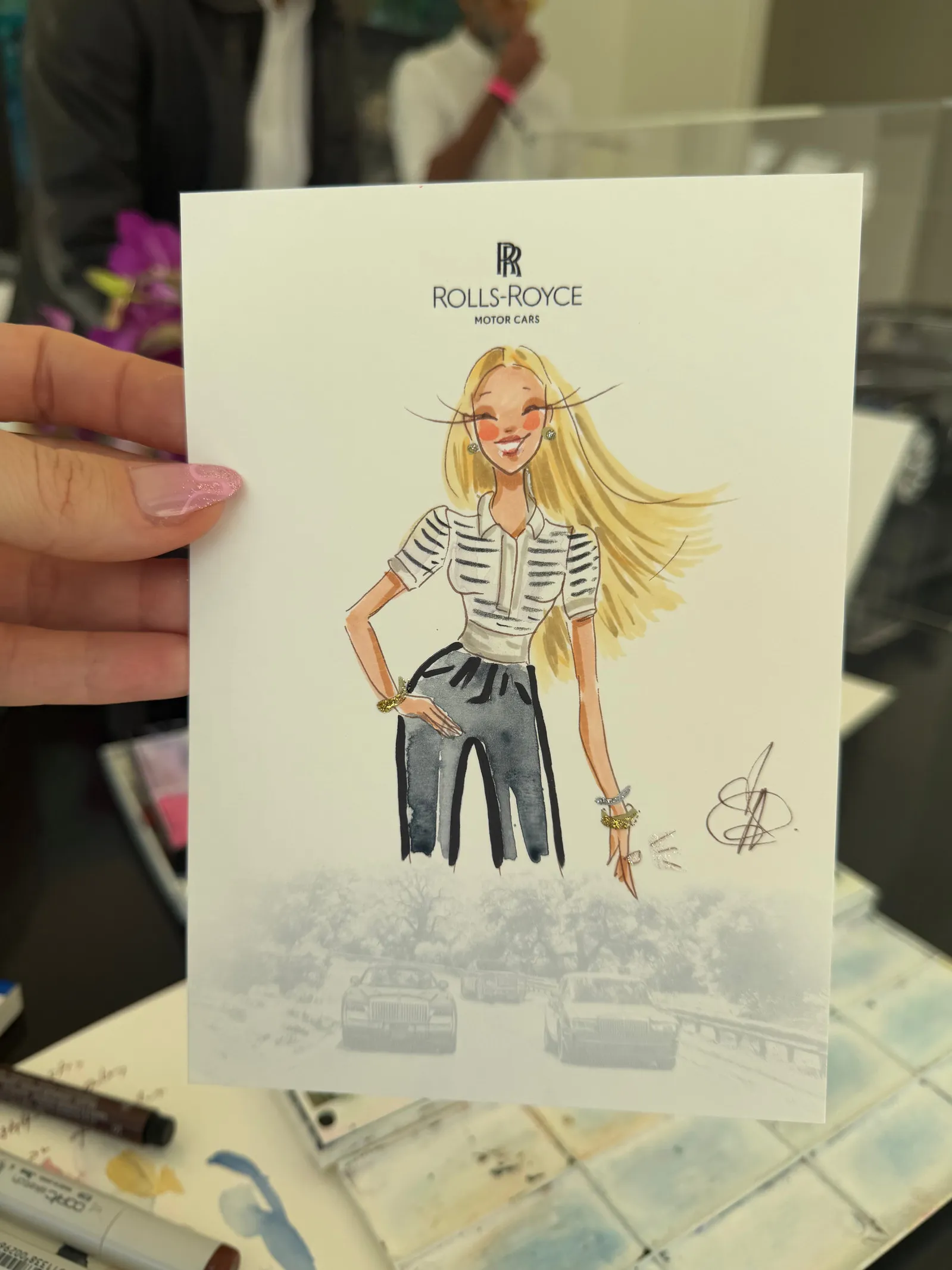Live fashion sketch · 2025