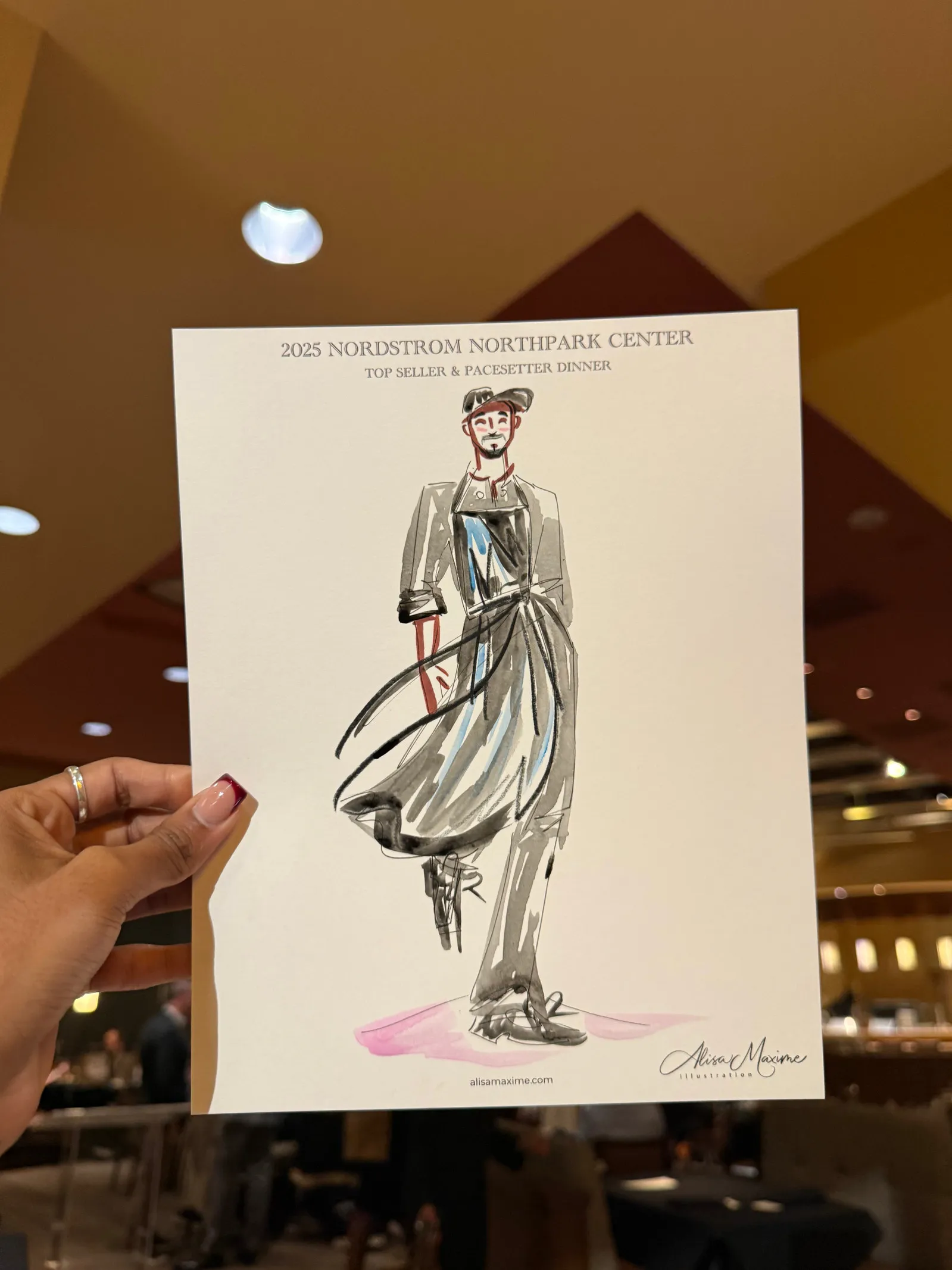 Live fashion sketch · 2026