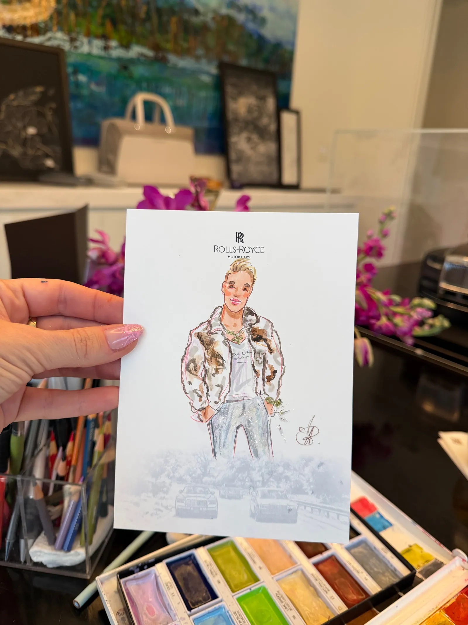 Live fashion sketch · 2025