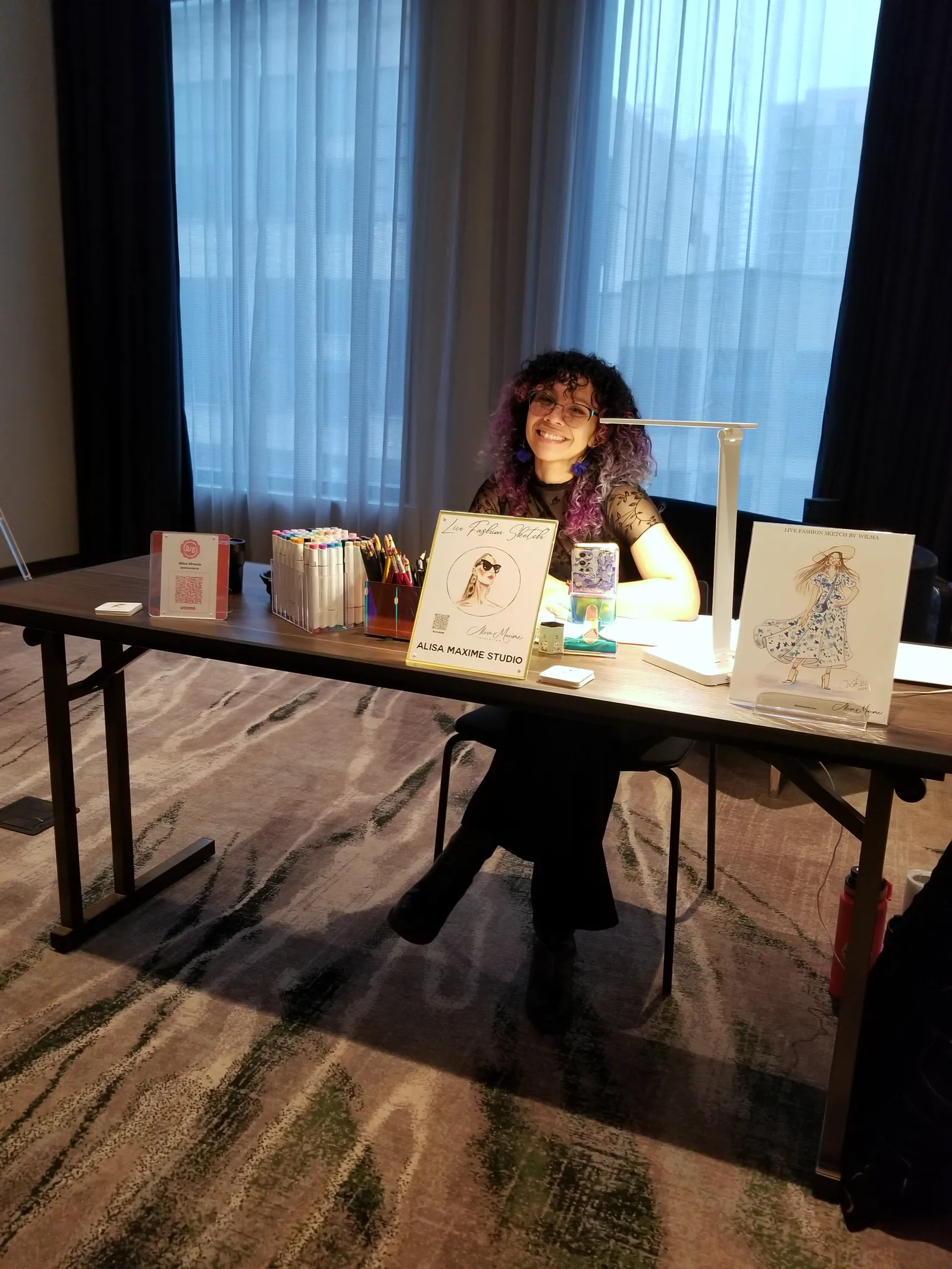 Our table at Thompson Austin, by Hyatt