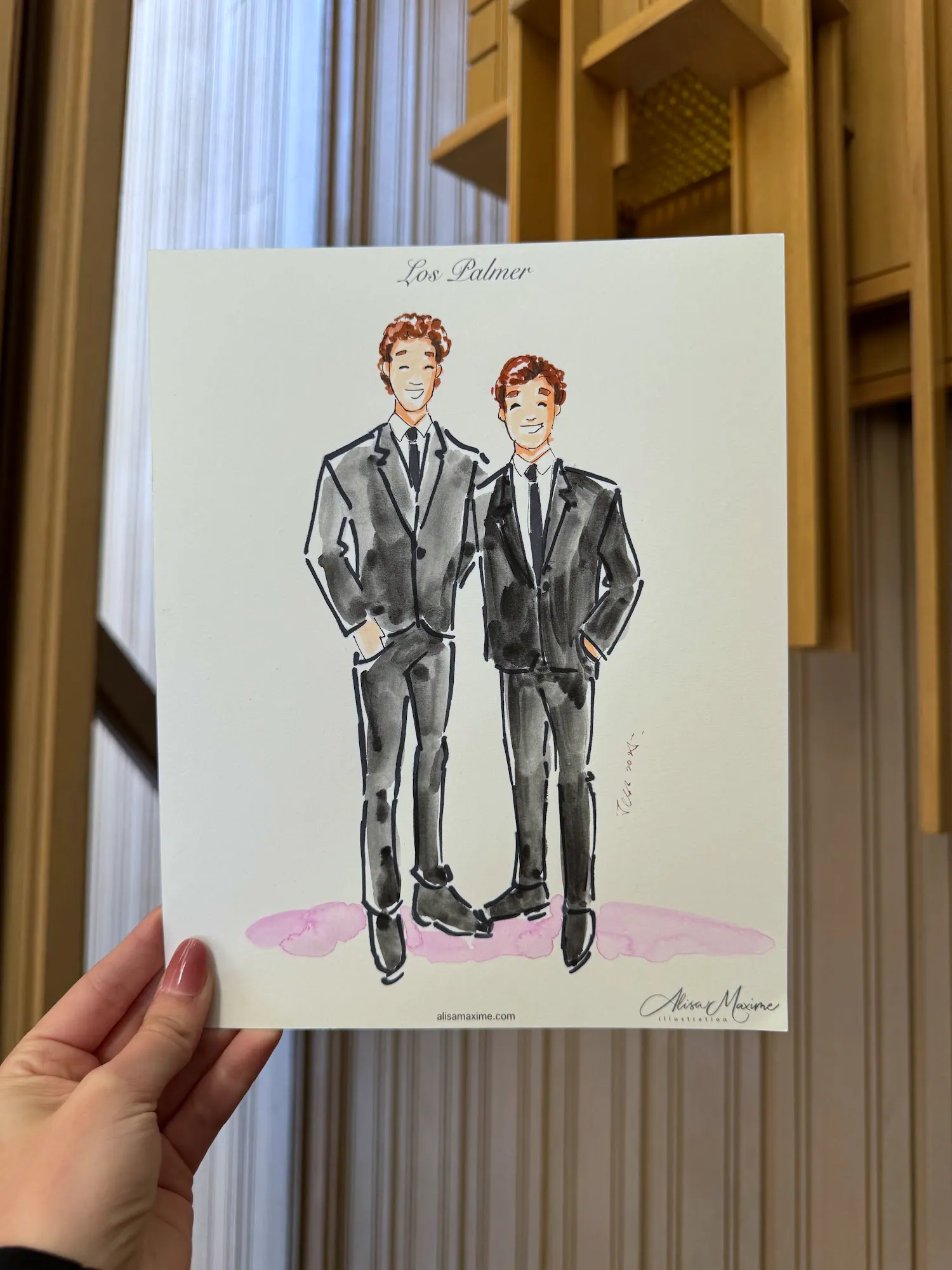 Live fashion sketch 10 from Zoee Vallejo Wedding Celebration in Fort Worth