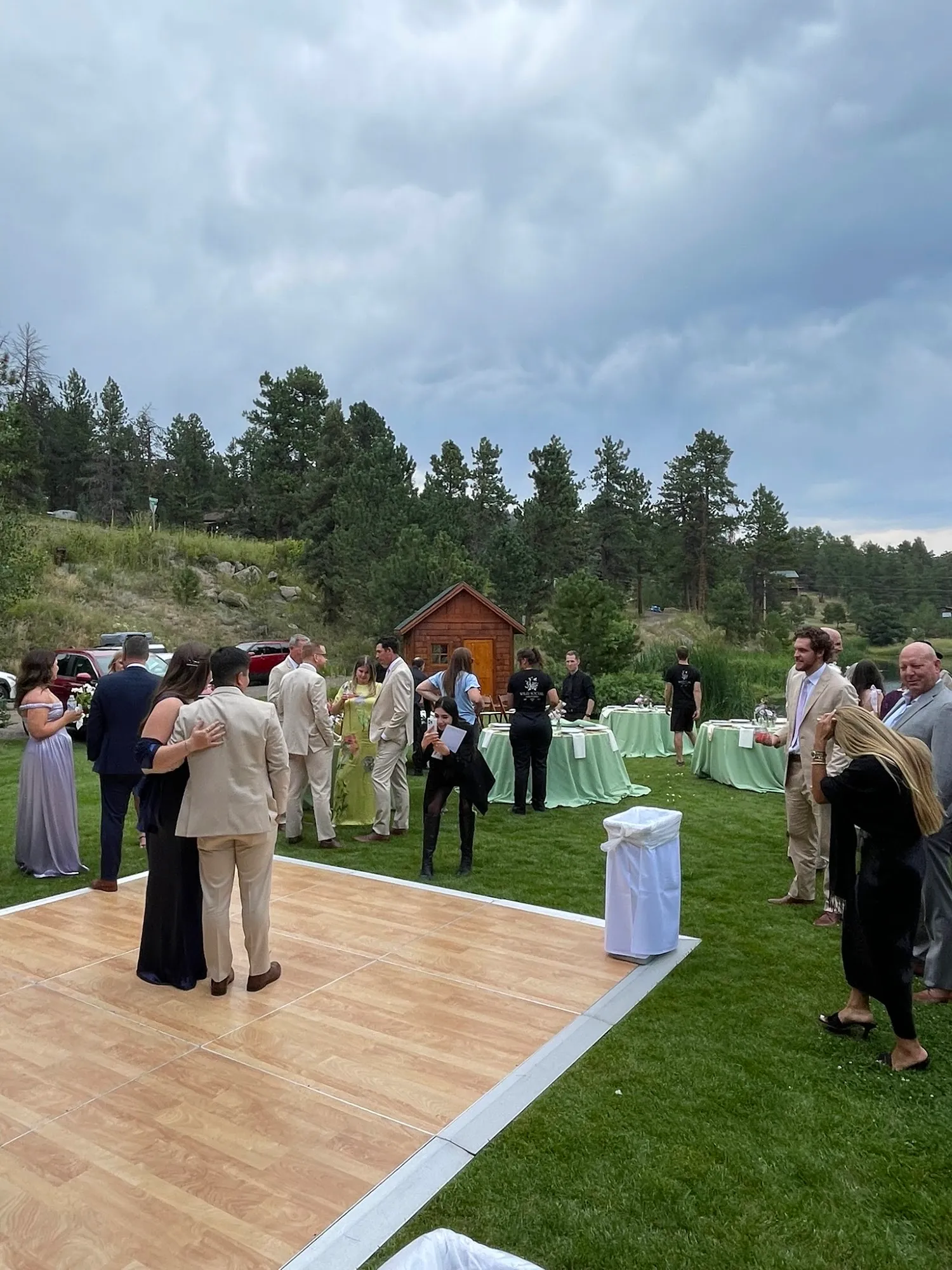 Intimate Wedding Celebration at Green Valley Pond, Colorado Springs — from the evening