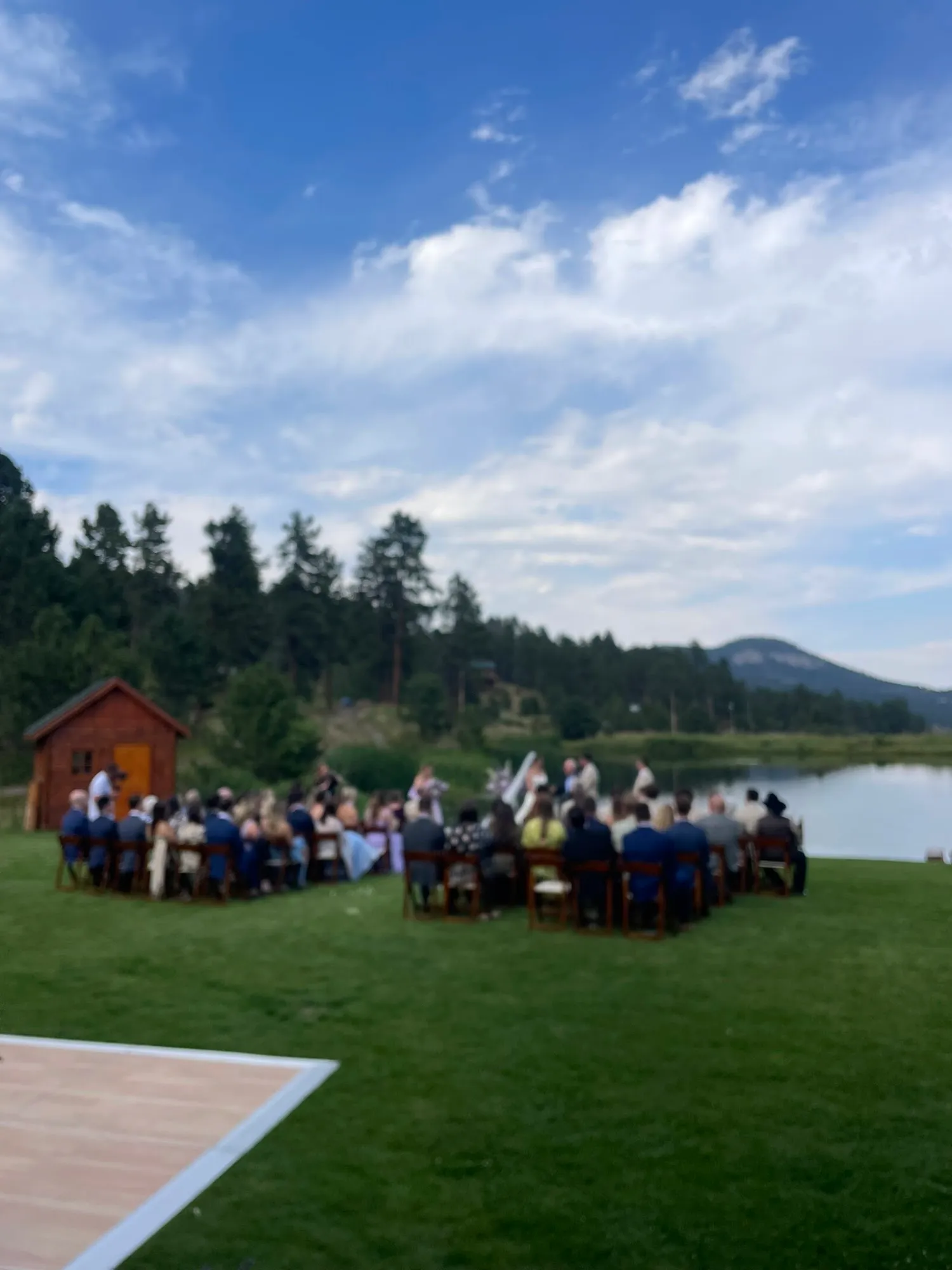 Intimate Wedding Celebration at Green Valley Pond, Colorado Springs — event photo 3