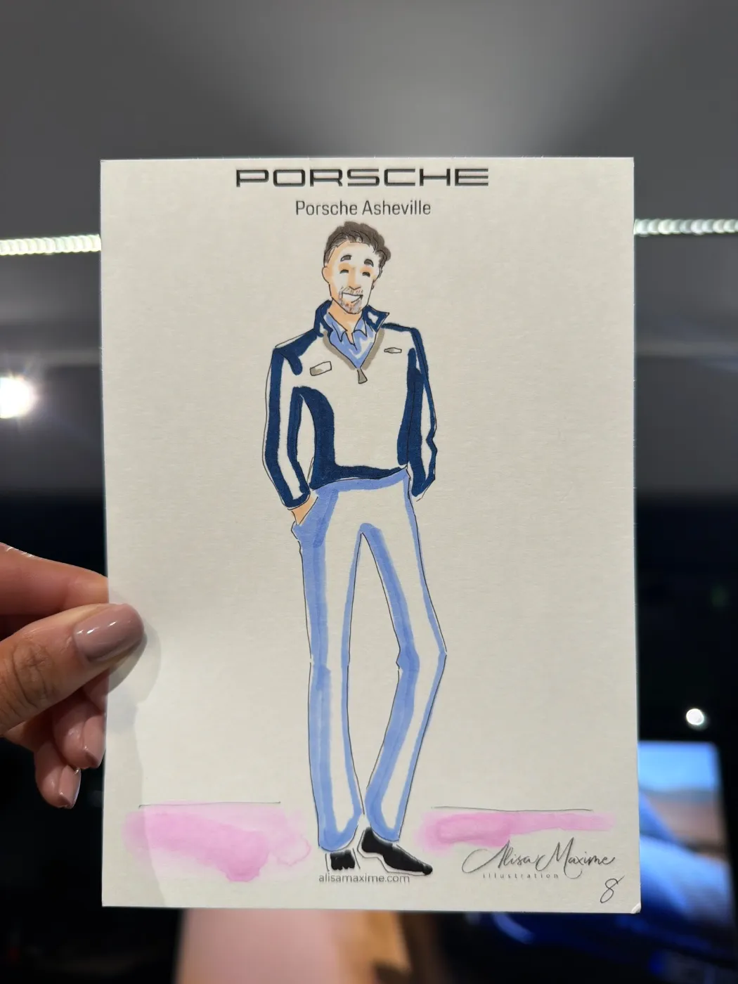 Live fashion sketch 8 from Corporate Party in Asheville