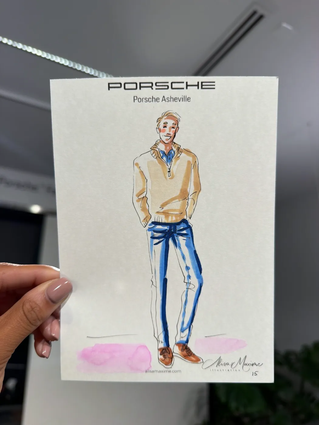 Live fashion sketch 15 from Corporate Party in Asheville