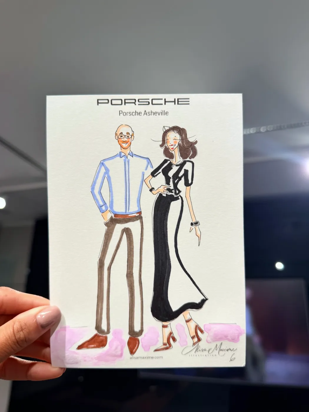 Live fashion sketch 6 from Corporate Party in Asheville