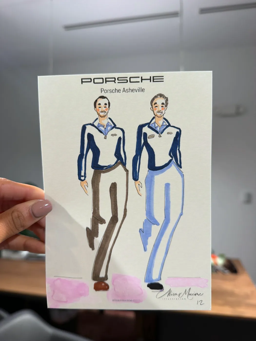 Live fashion sketch 12 from Corporate Party in Asheville