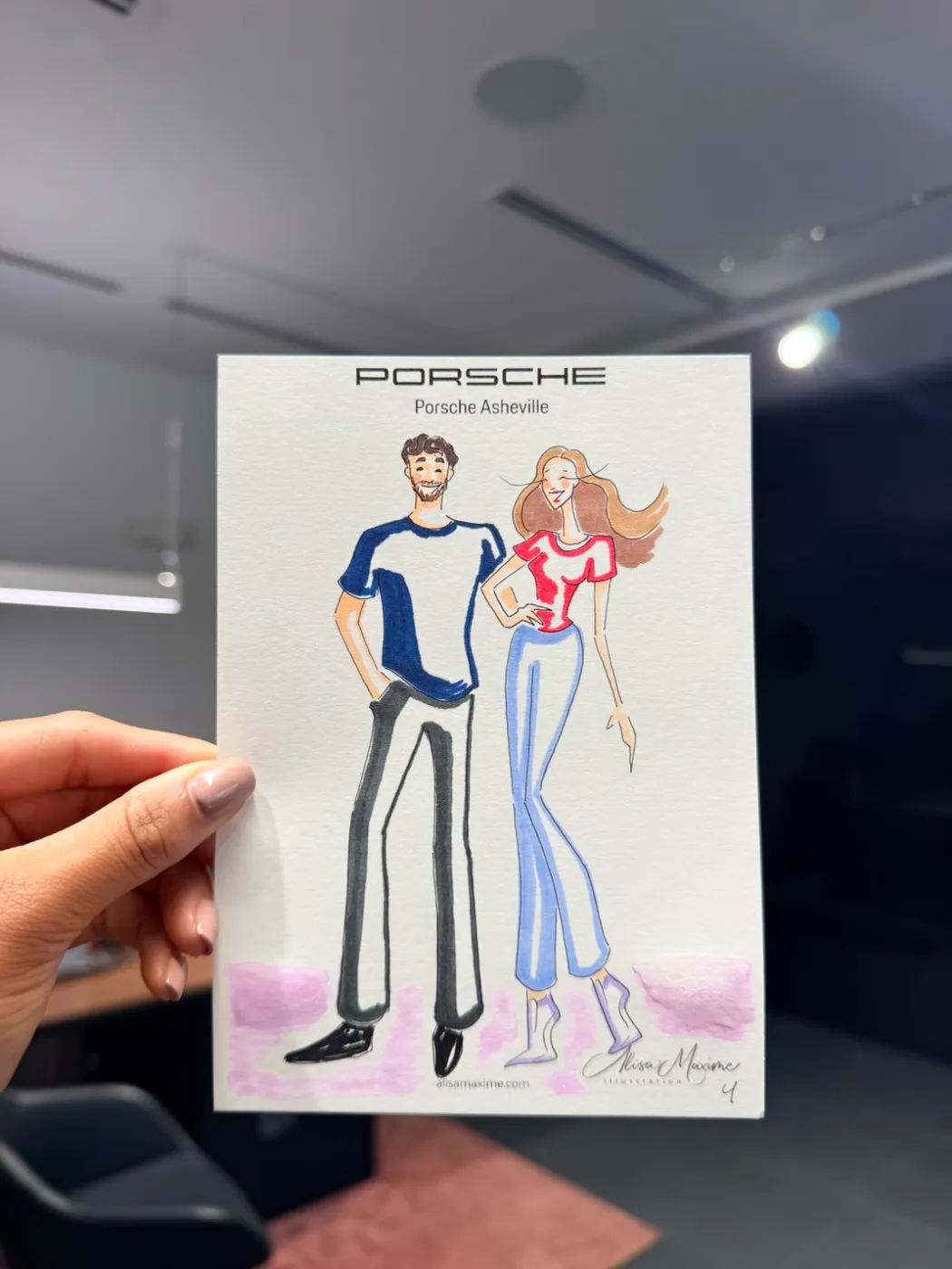 Live fashion sketch 4 from Corporate Party in Asheville
