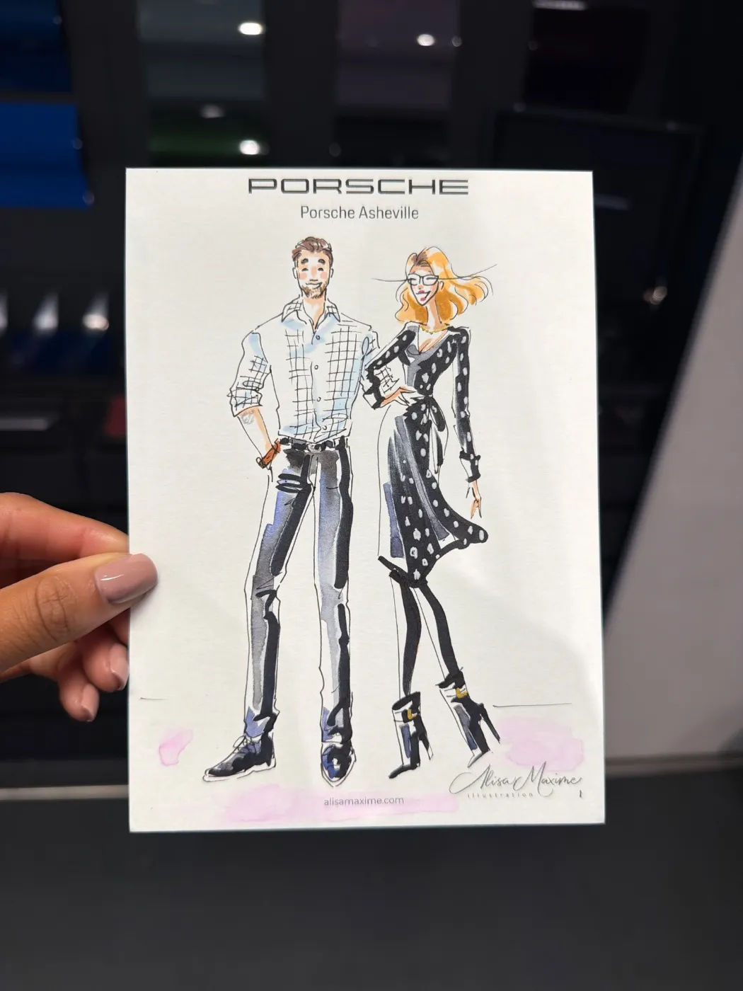 Live sketch from Corporate Party in Asheville