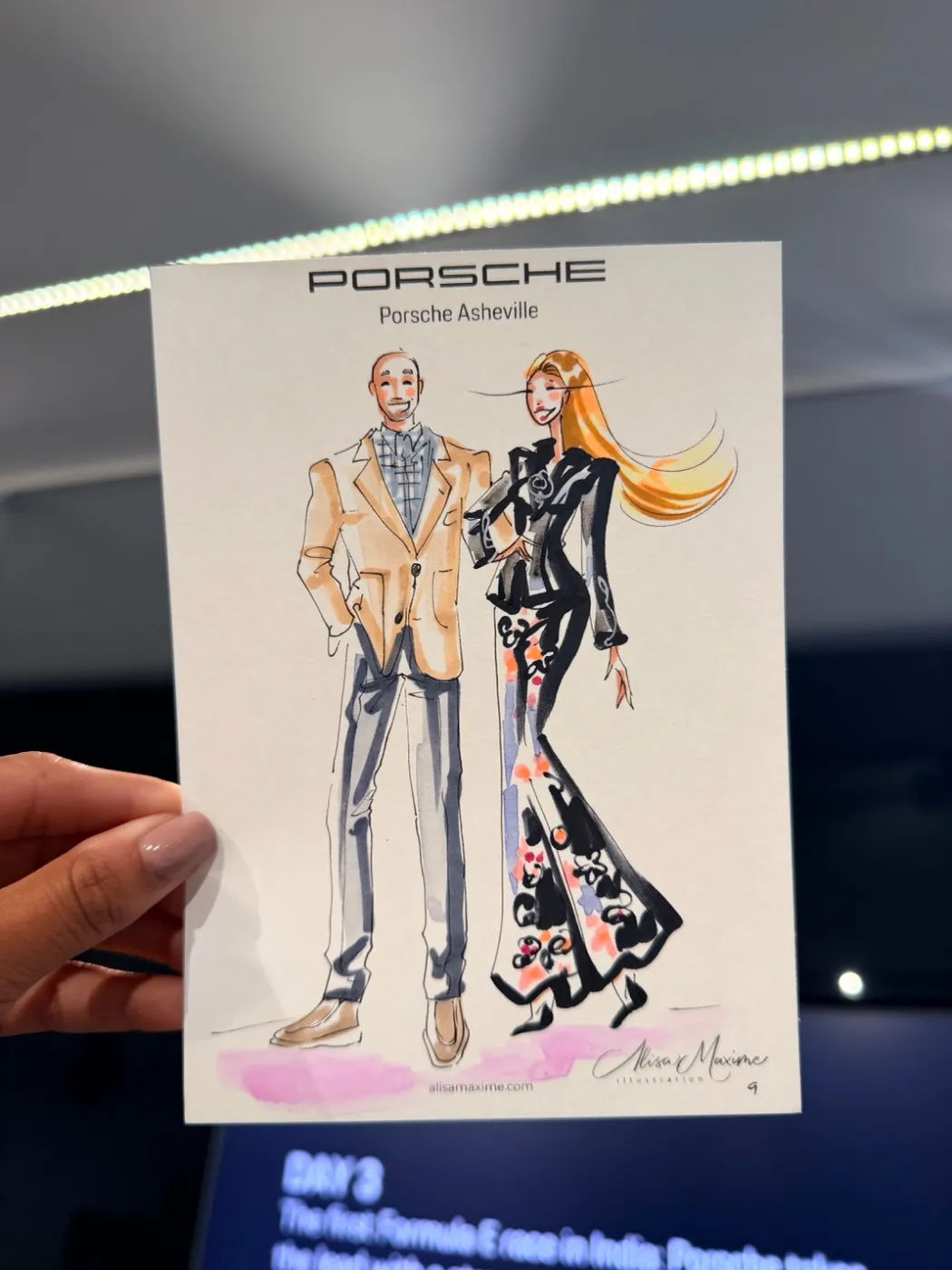 Live fashion sketch 9 from Corporate Party in Asheville