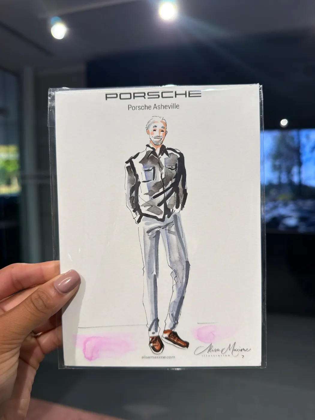 Live fashion sketch 7 from Corporate Party in Asheville