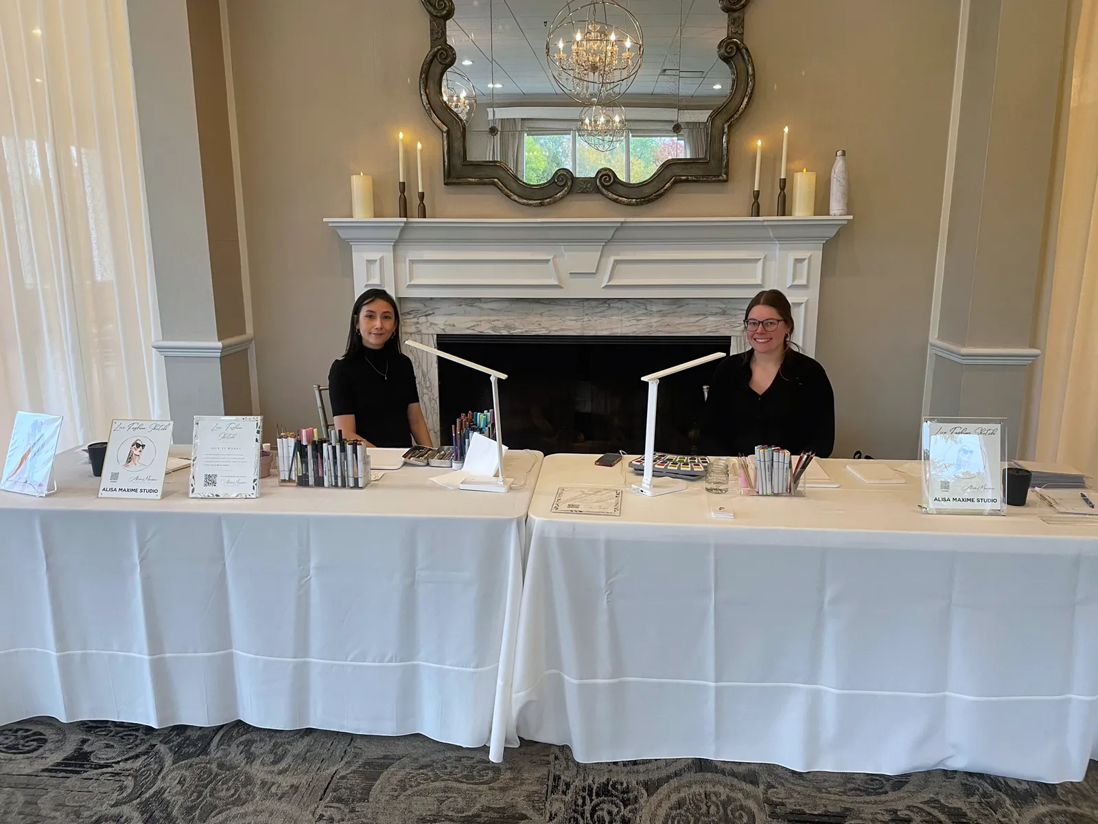 Our table at Itasca Country Club