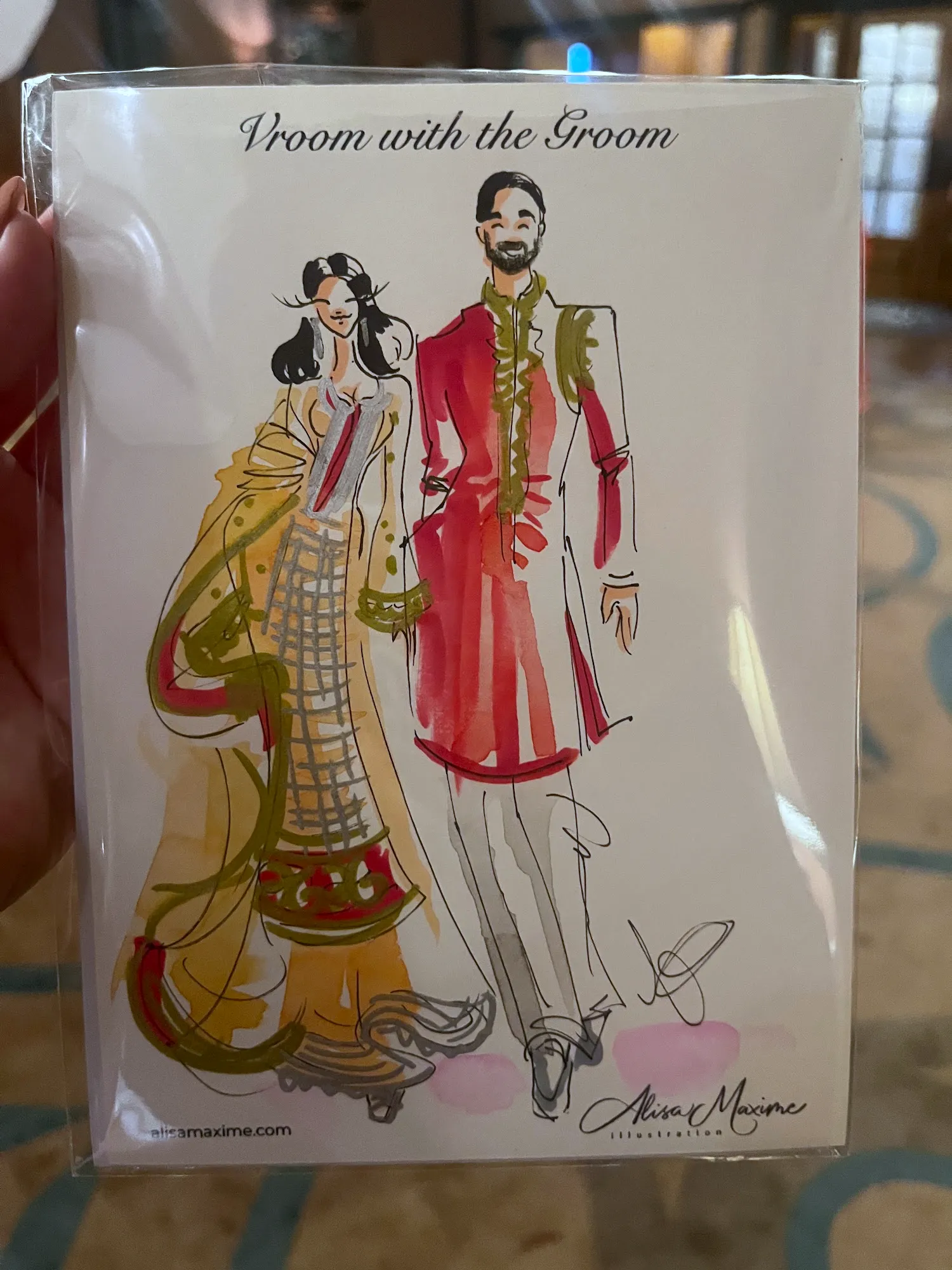 Live fashion sketch 8 from Pre-Wedding Celebration at Omaha Country Club