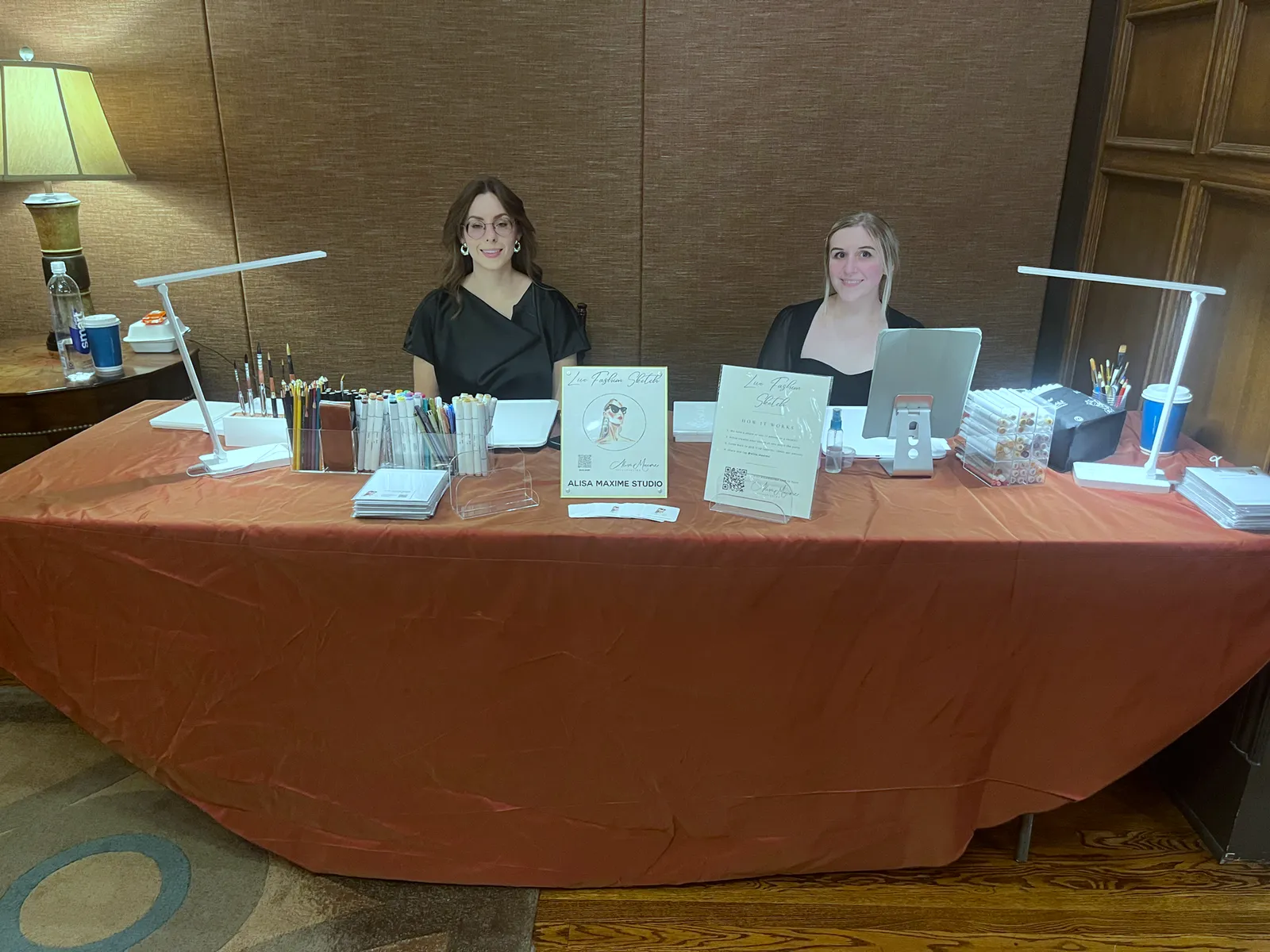 Our table at Omaha Country Club