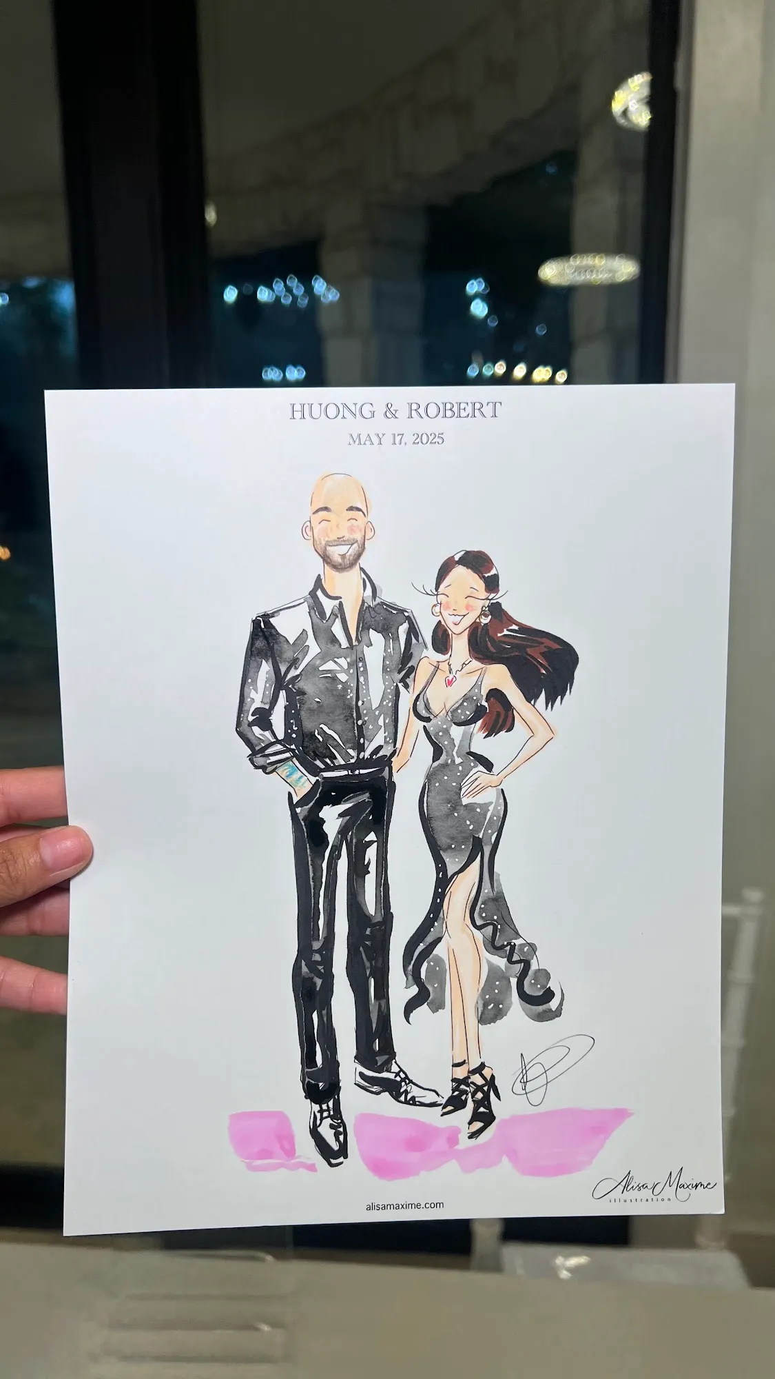 Live fashion sketch 3 from A Beautiful Evening at Brighton Abbey