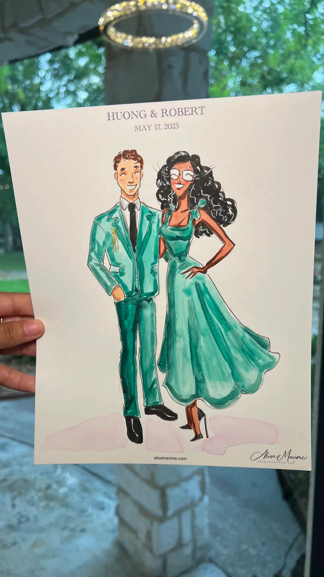 Live fashion sketch 15 from A Beautiful Evening at Brighton Abbey