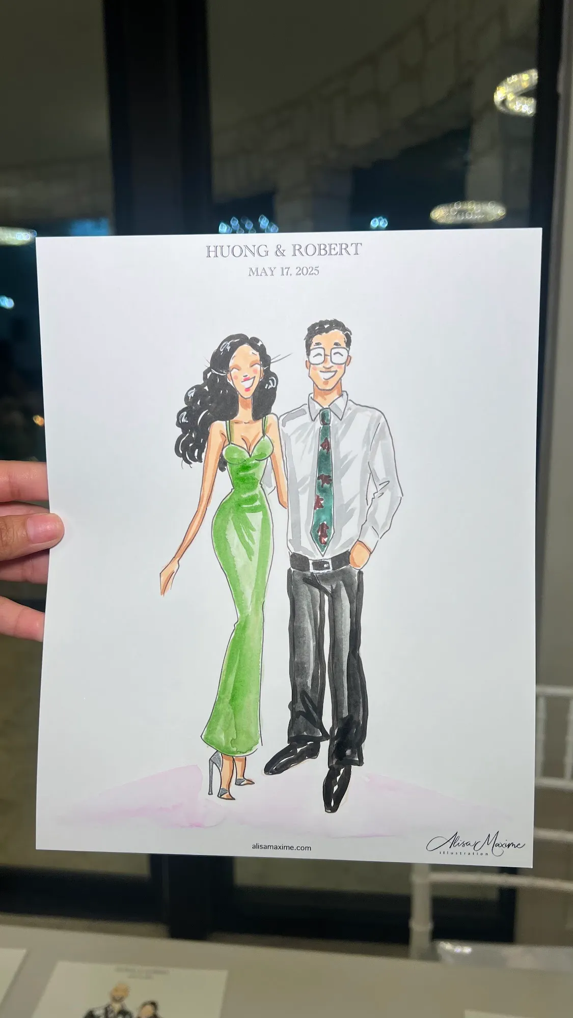 Live fashion sketch 5 from A Beautiful Evening at Brighton Abbey