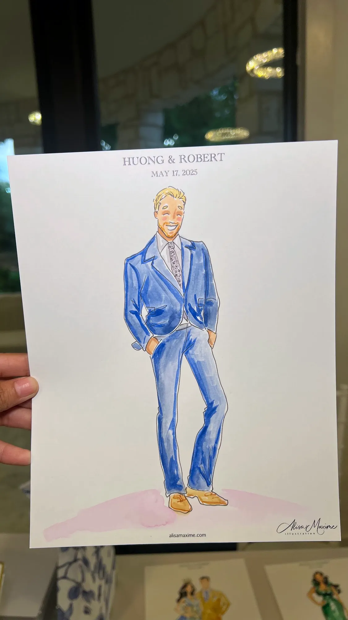 Live fashion sketch 10 from A Beautiful Evening at Brighton Abbey