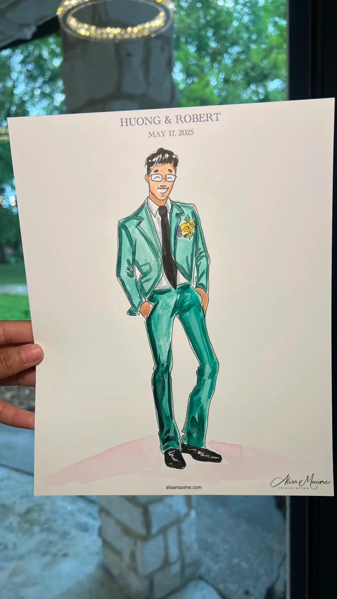 Live fashion sketch 14 from A Beautiful Evening at Brighton Abbey