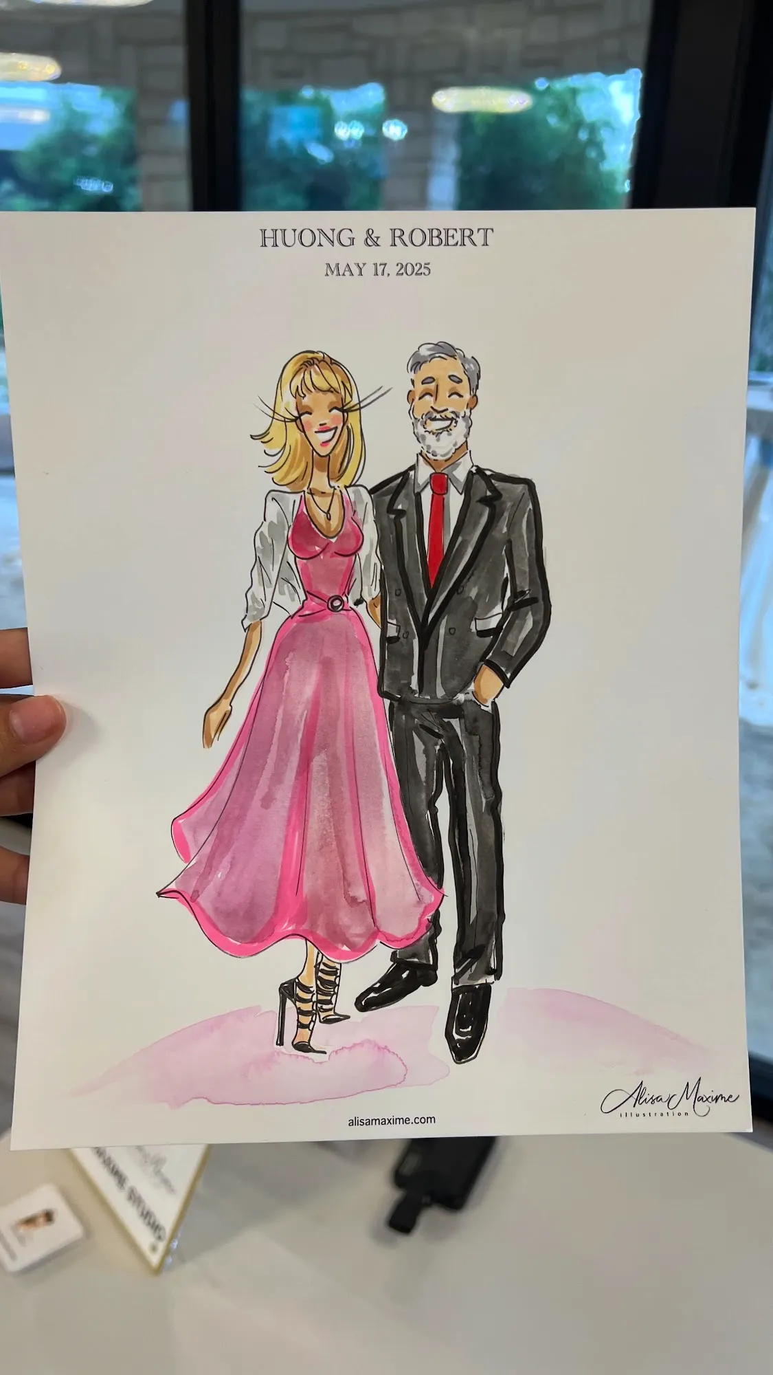 Live fashion sketch 8 from A Beautiful Evening at Brighton Abbey