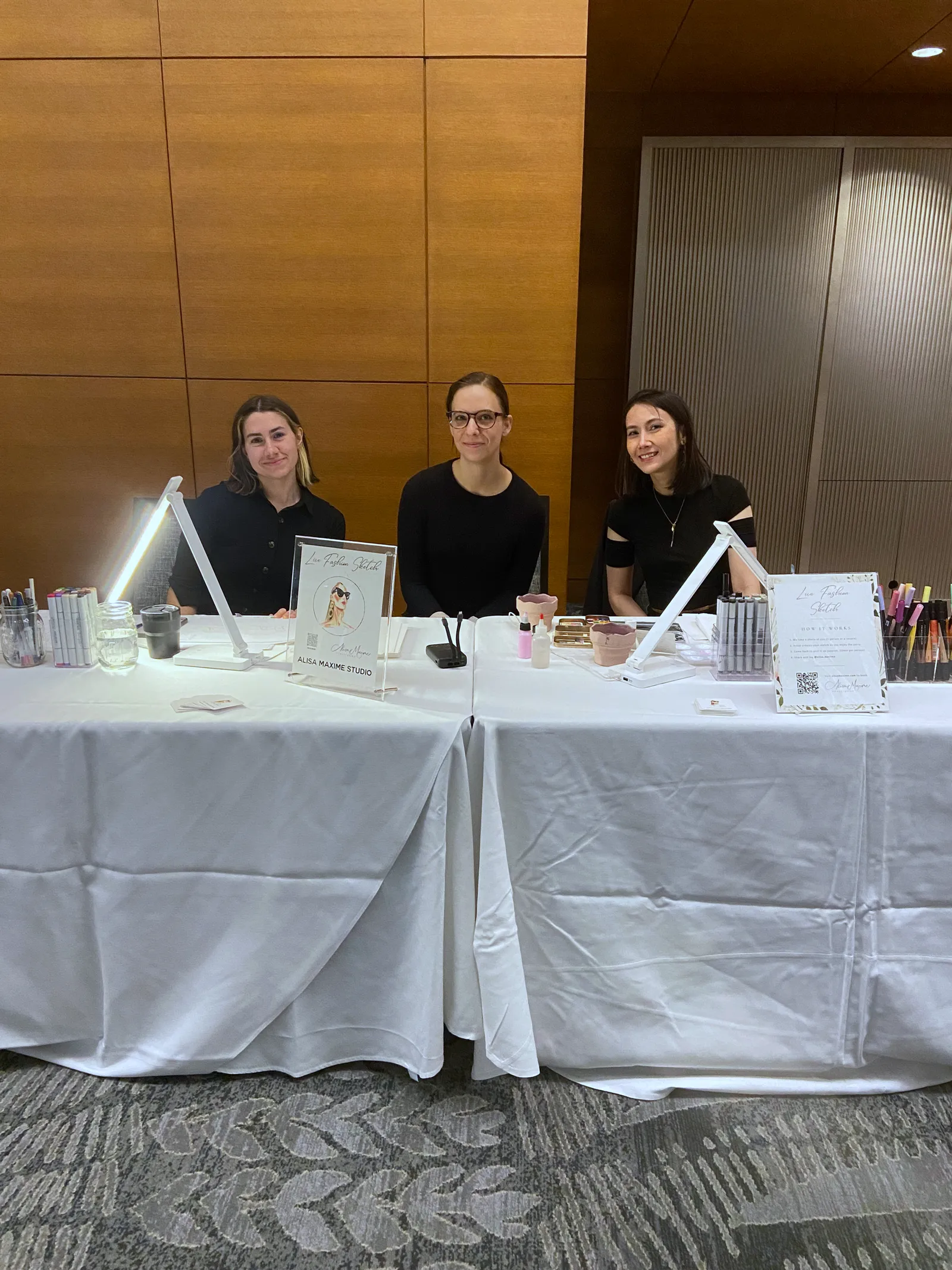 Our table at Renaissance Schaumburg Convention Center Hotel