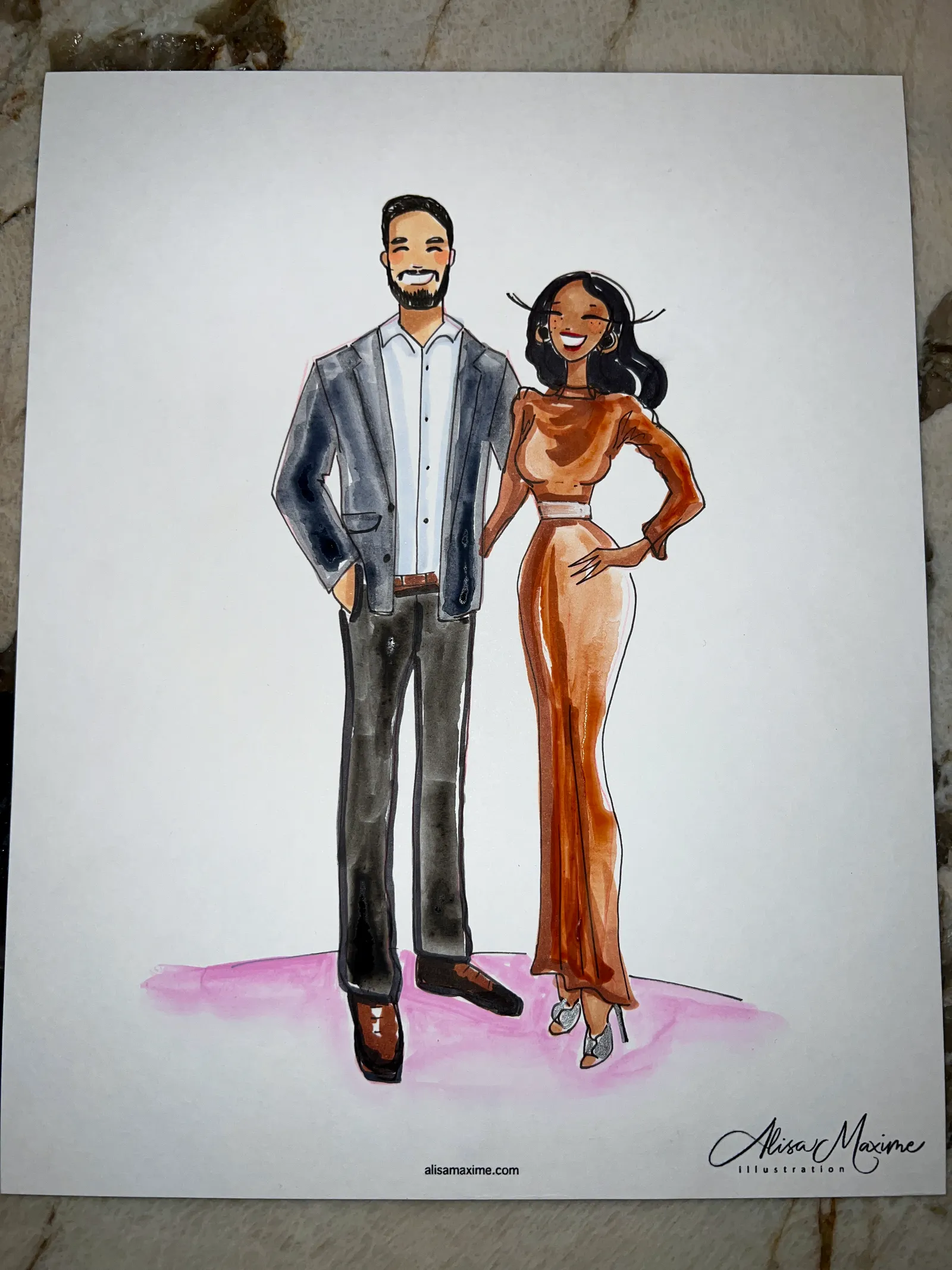 Live fashion sketch 8 from Private Event at the Four Seasons Hotel, Houston