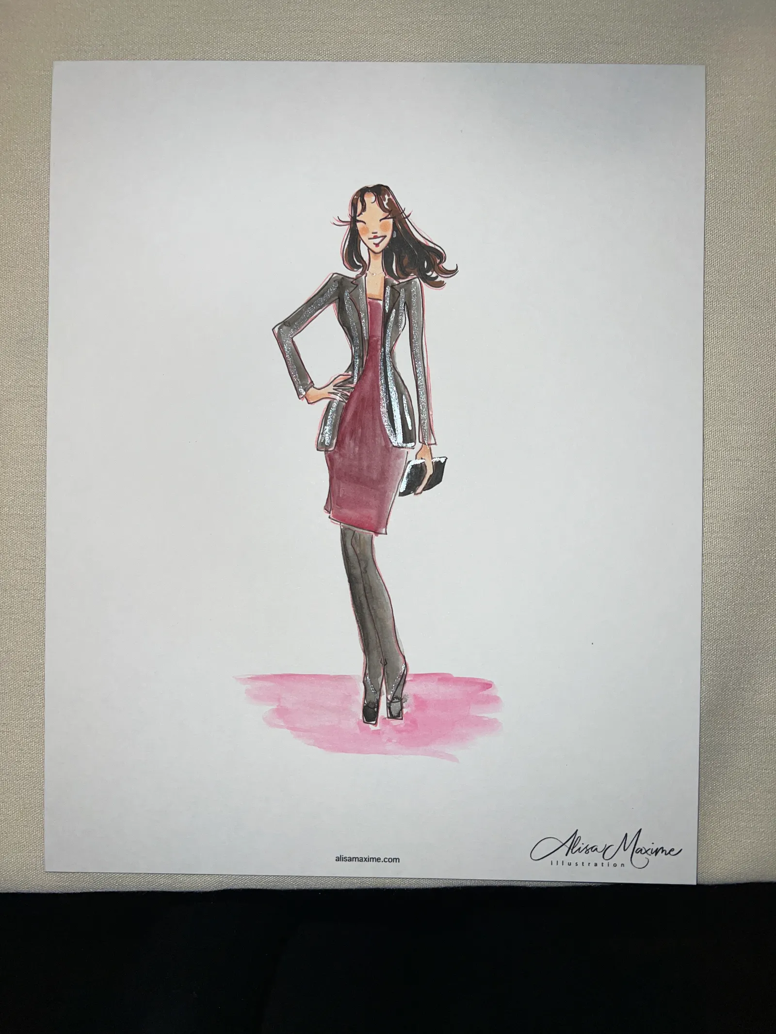 Live fashion sketch 13 from Private Event at the Four Seasons Hotel, Houston