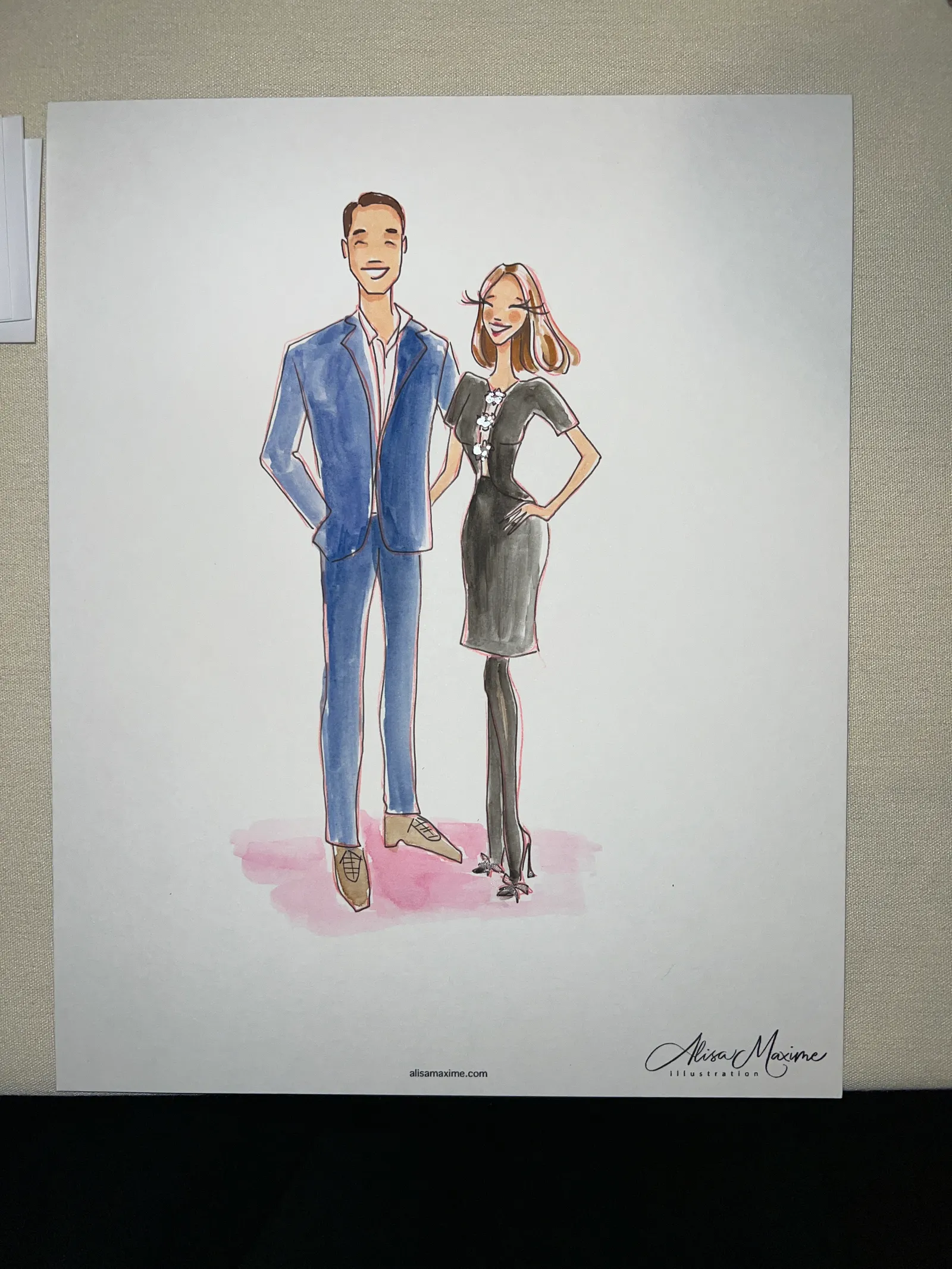 Live fashion sketch 9 from Private Event at the Four Seasons Hotel, Houston