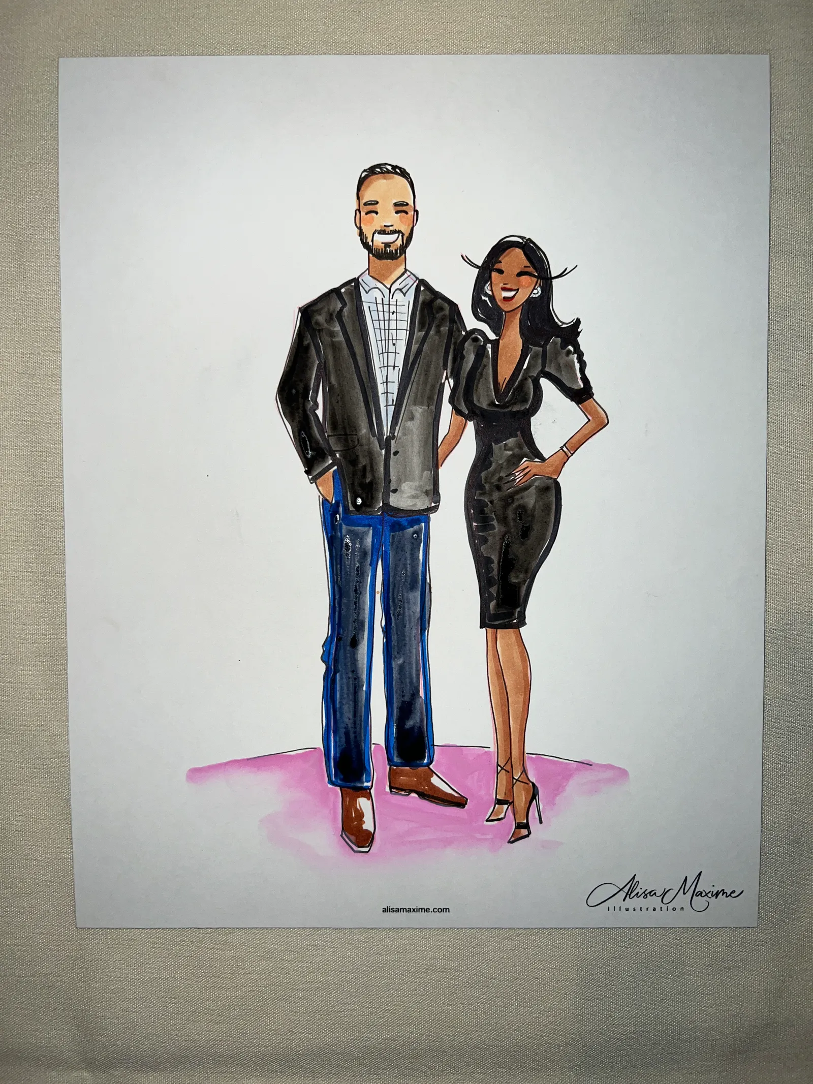 Live fashion sketch 10 from Private Event at the Four Seasons Hotel, Houston