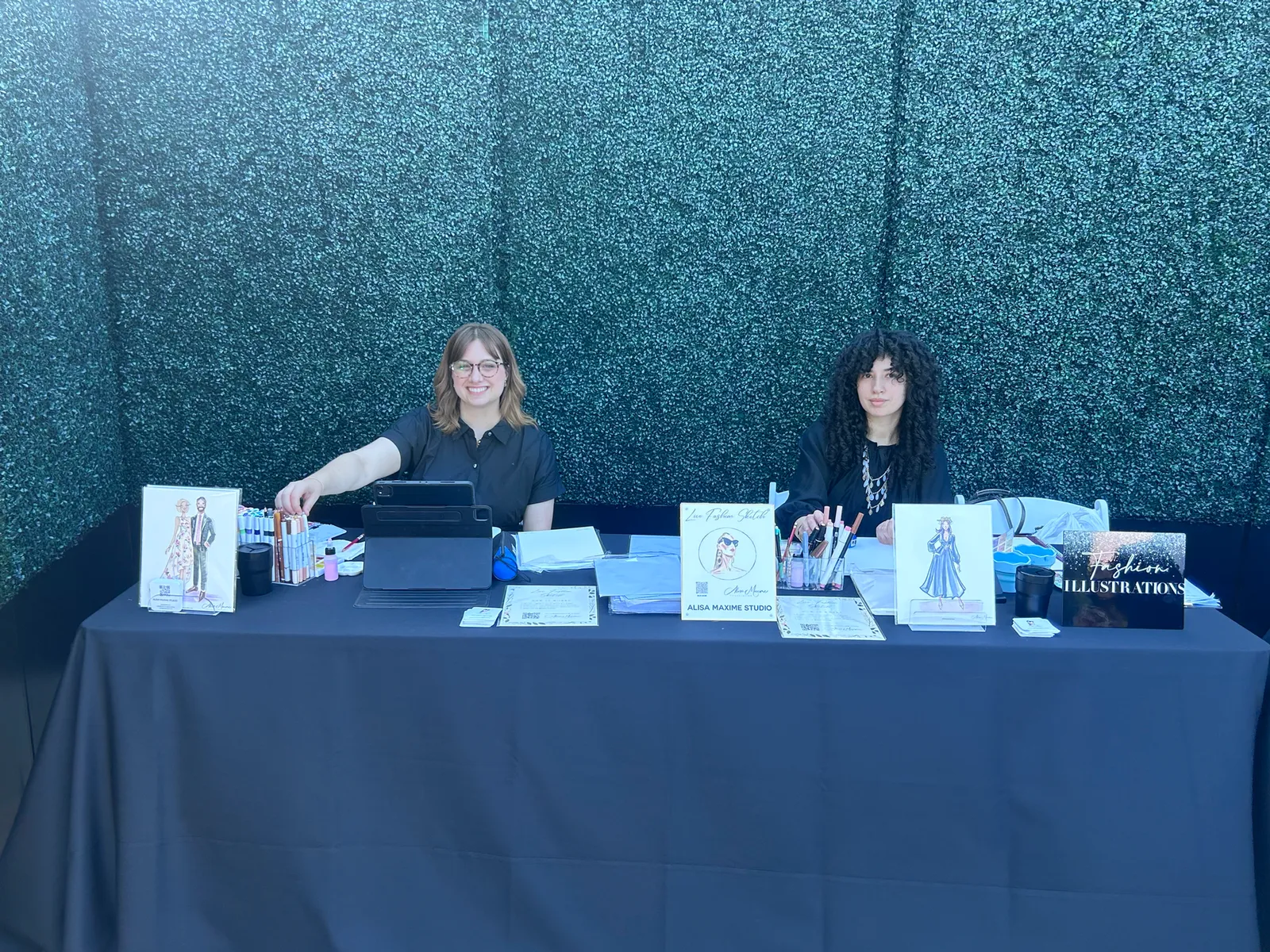 Our table at Four Seasons Hotel Westlake Village