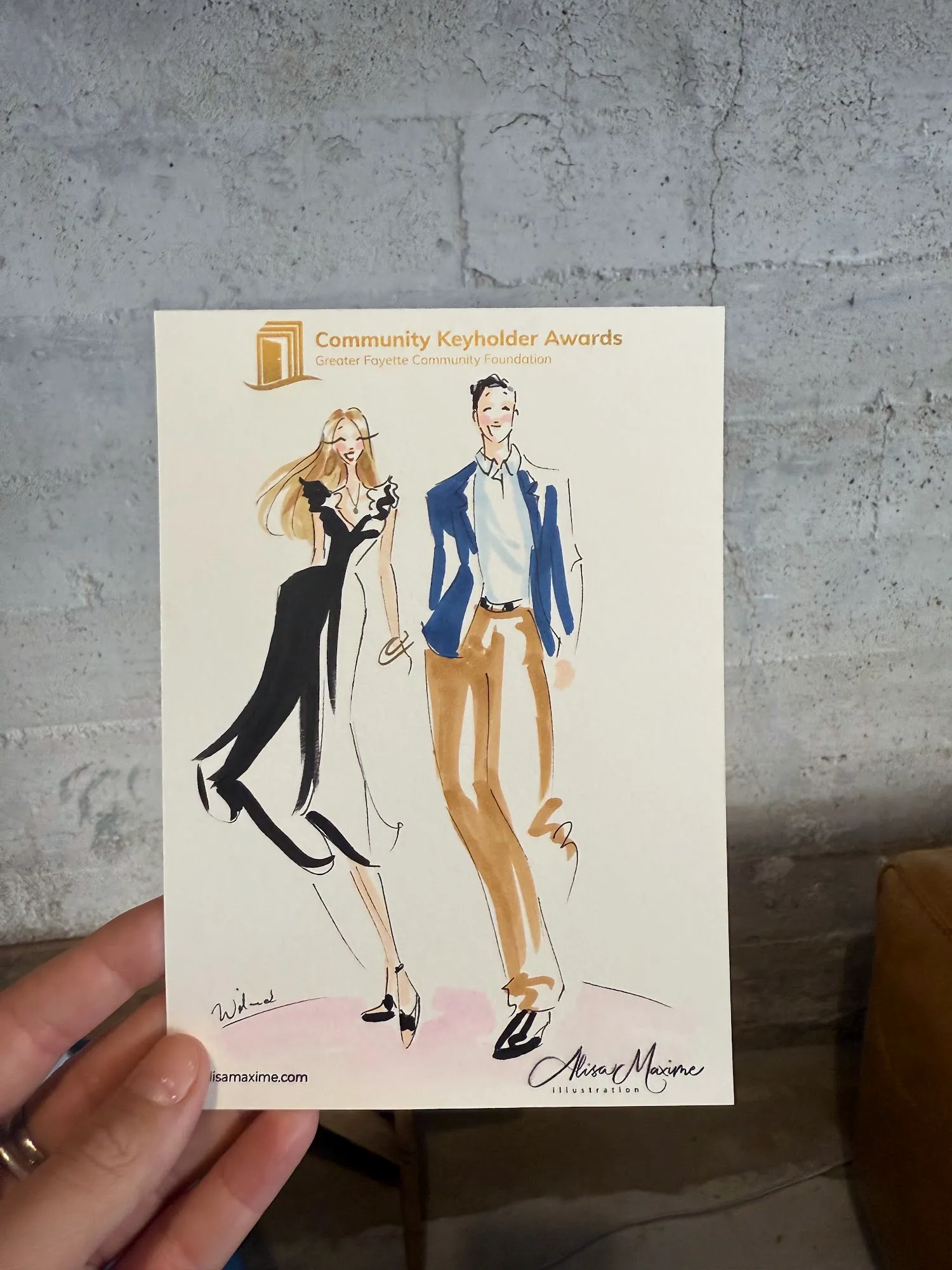 Live fashion sketch 10 from Evening of Artistry at The Ice Plant, La Grange