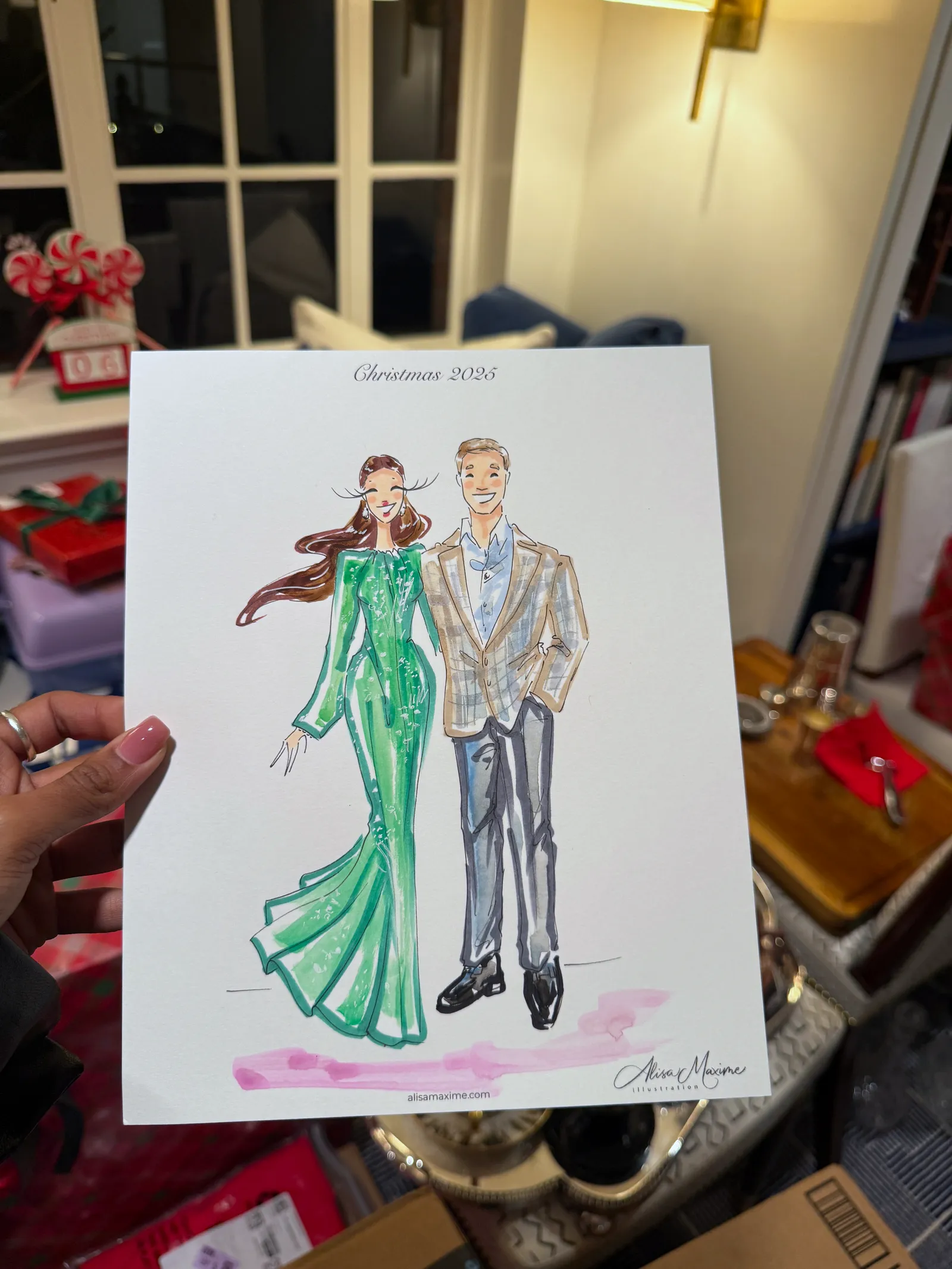 Live fashion sketch 8 from Holiday Celebration in Dallas