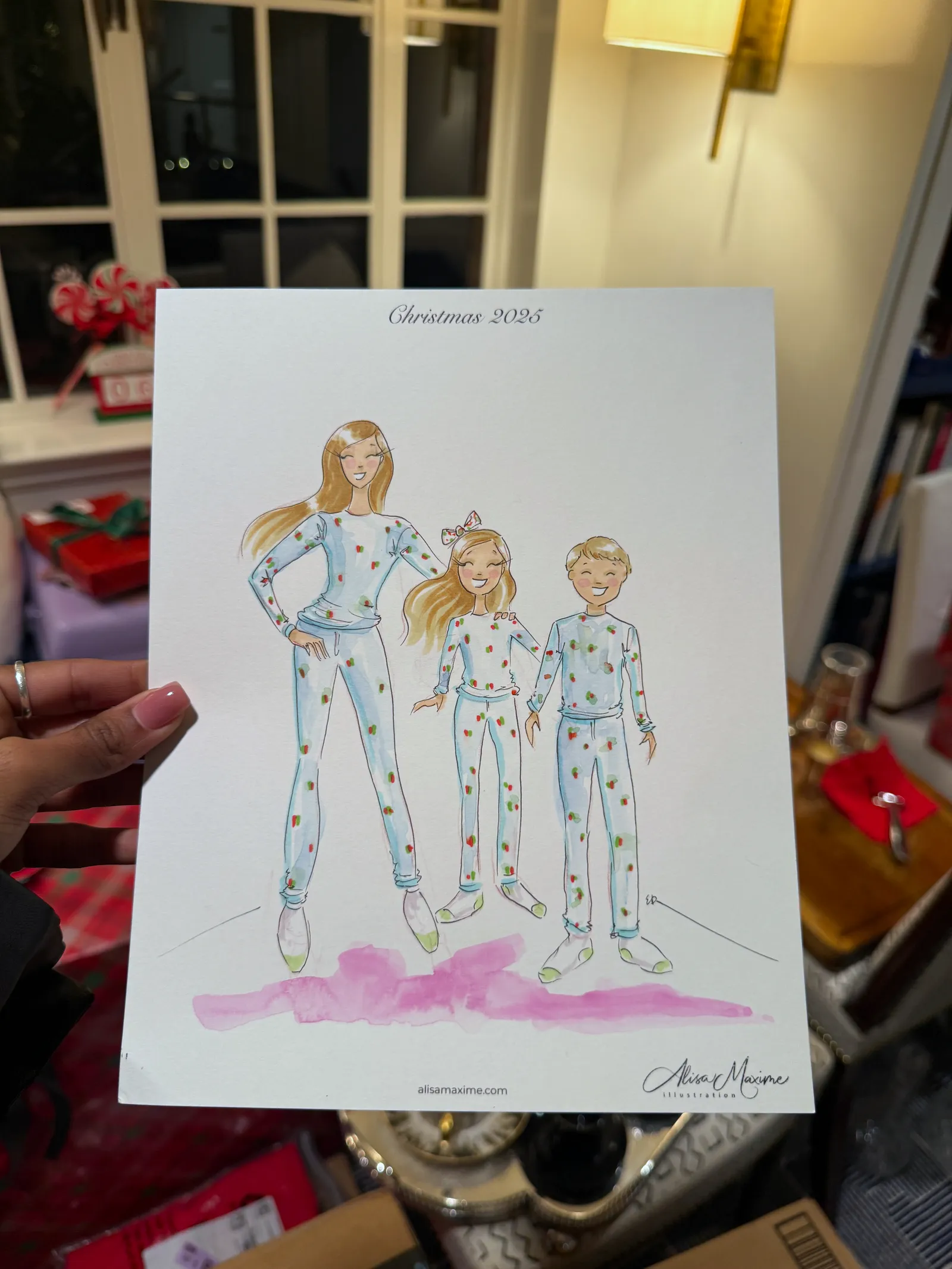 Live fashion sketch 9 from Holiday Celebration in Dallas