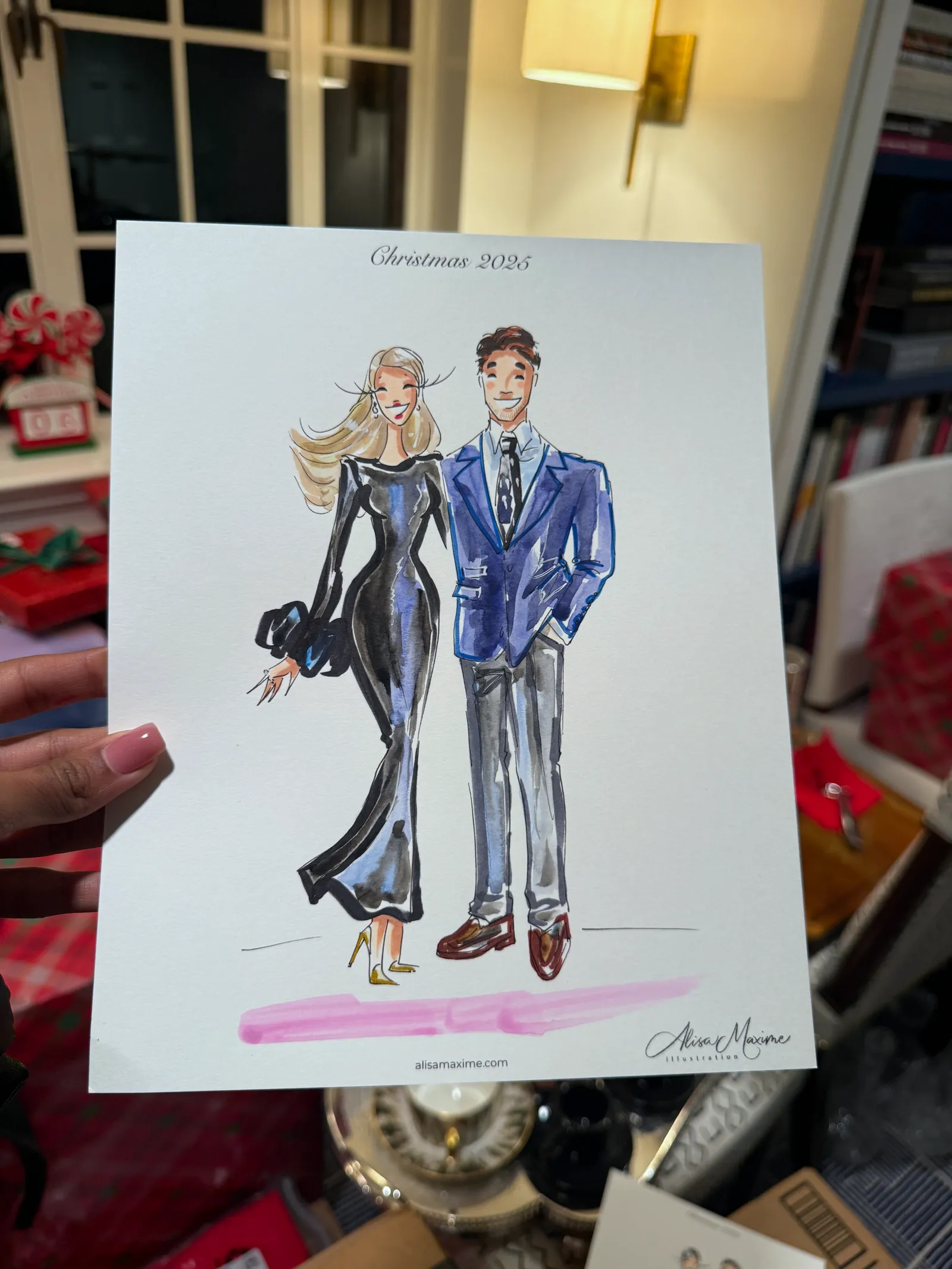 Live fashion sketch 15 from Holiday Celebration in Dallas