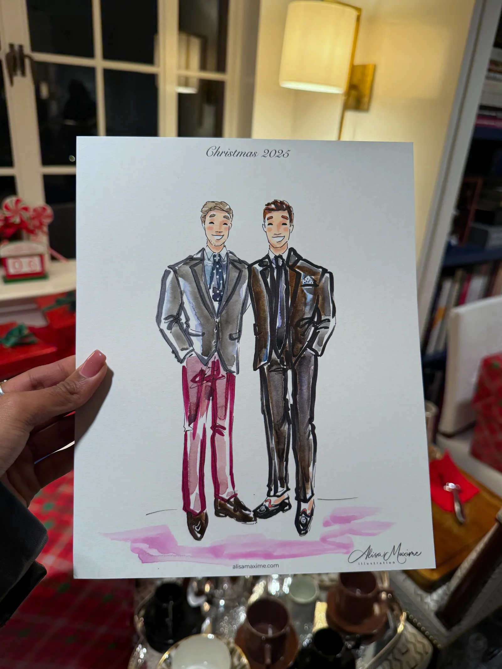 Live fashion sketch 4 from Holiday Celebration in Dallas