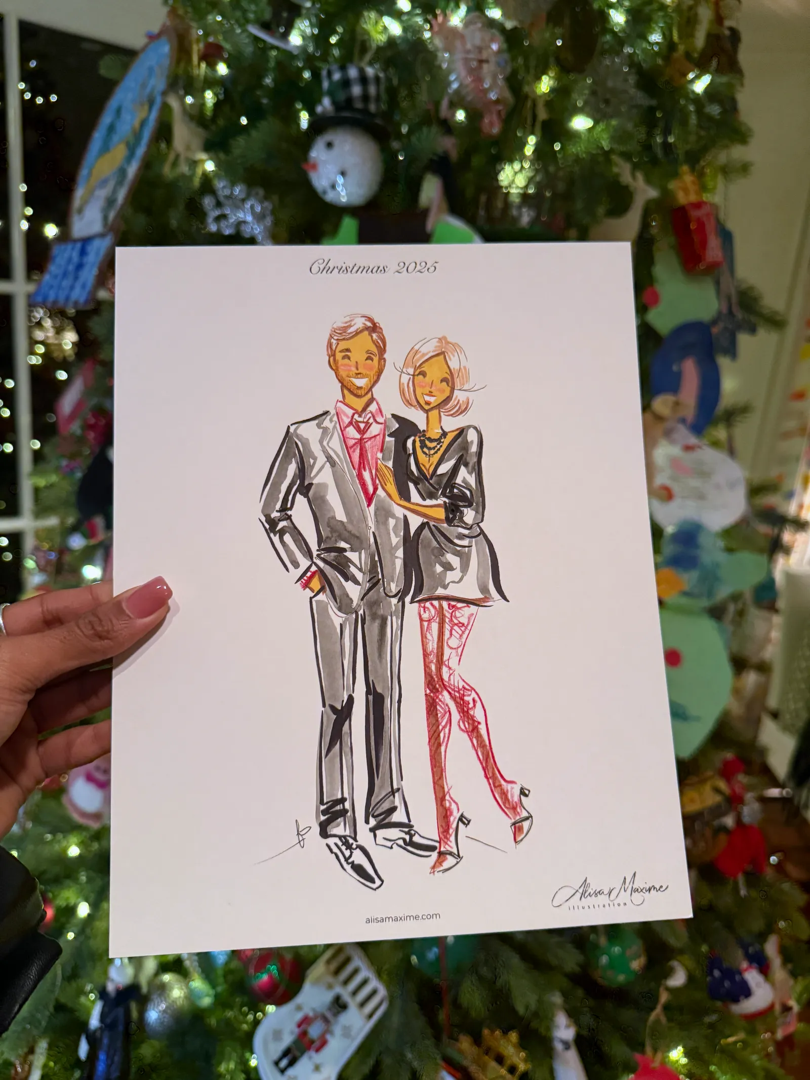 Live fashion sketch 6 from Holiday Celebration in Dallas