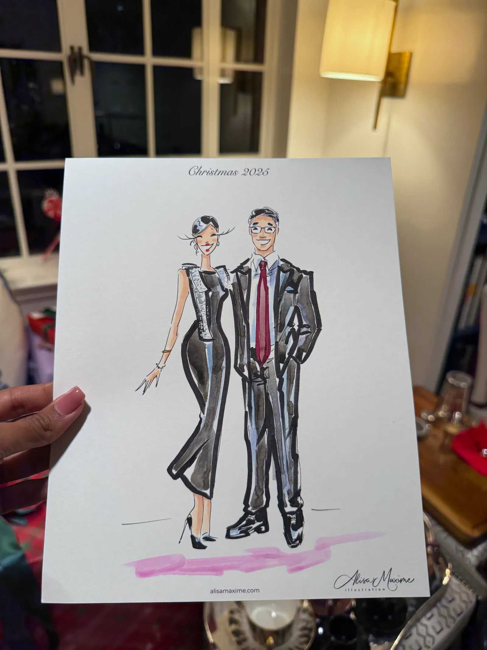 Live fashion sketch 16 from Holiday Celebration in Dallas