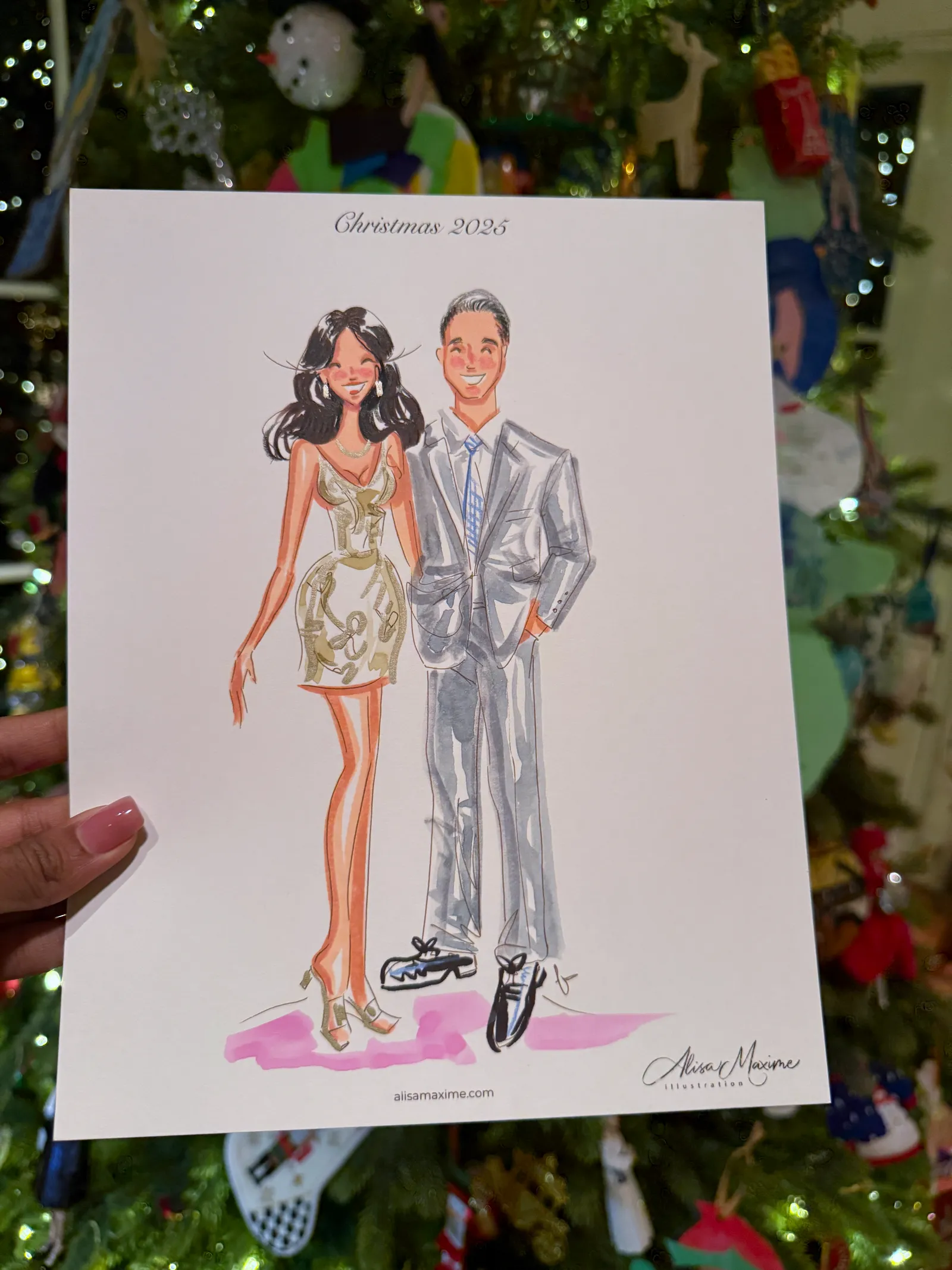 Live fashion sketch 13 from Holiday Celebration in Dallas
