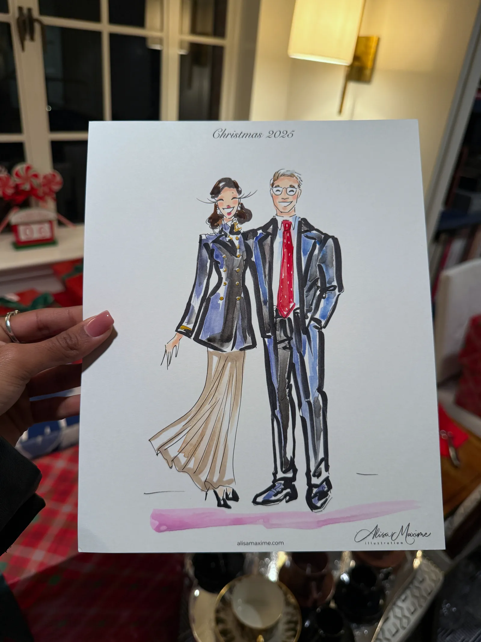 Live fashion sketch 5 from Holiday Celebration in Dallas