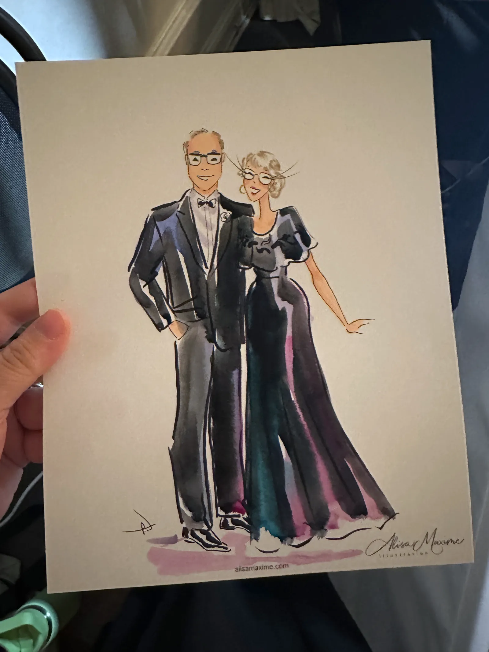 Live fashion sketch 11 from Wedding Celebration at The Mason, Dallas