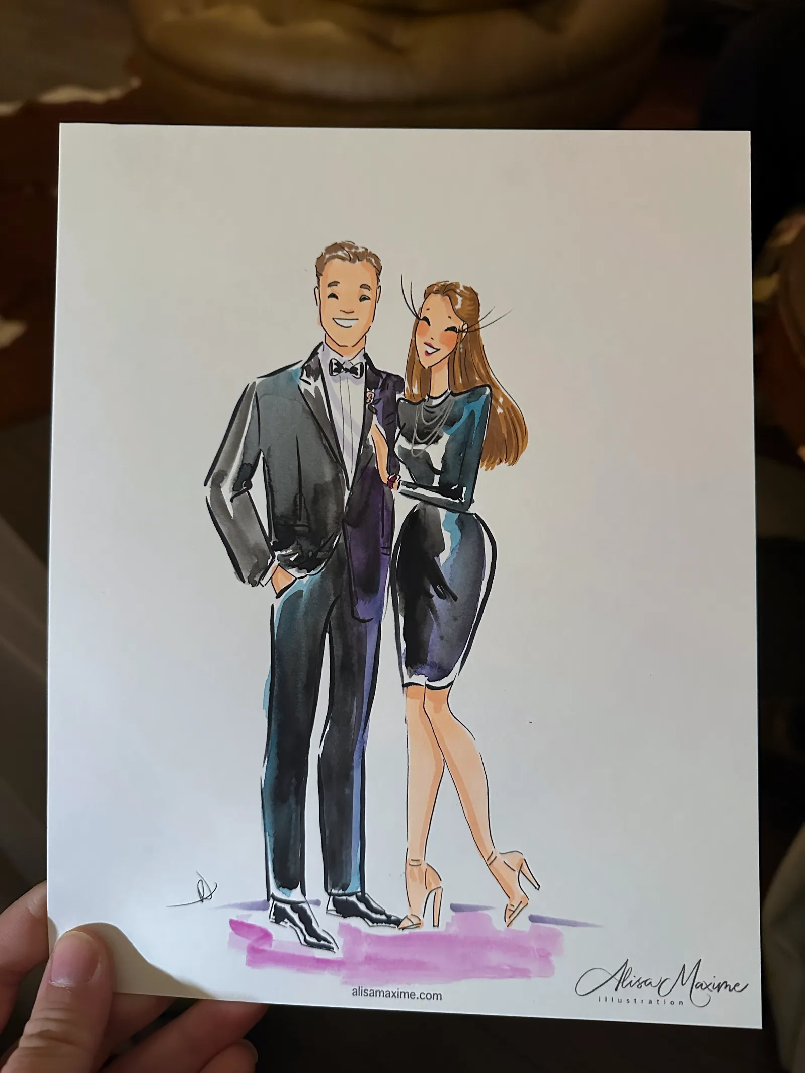 Live fashion sketch 7 from Wedding Celebration at The Mason, Dallas