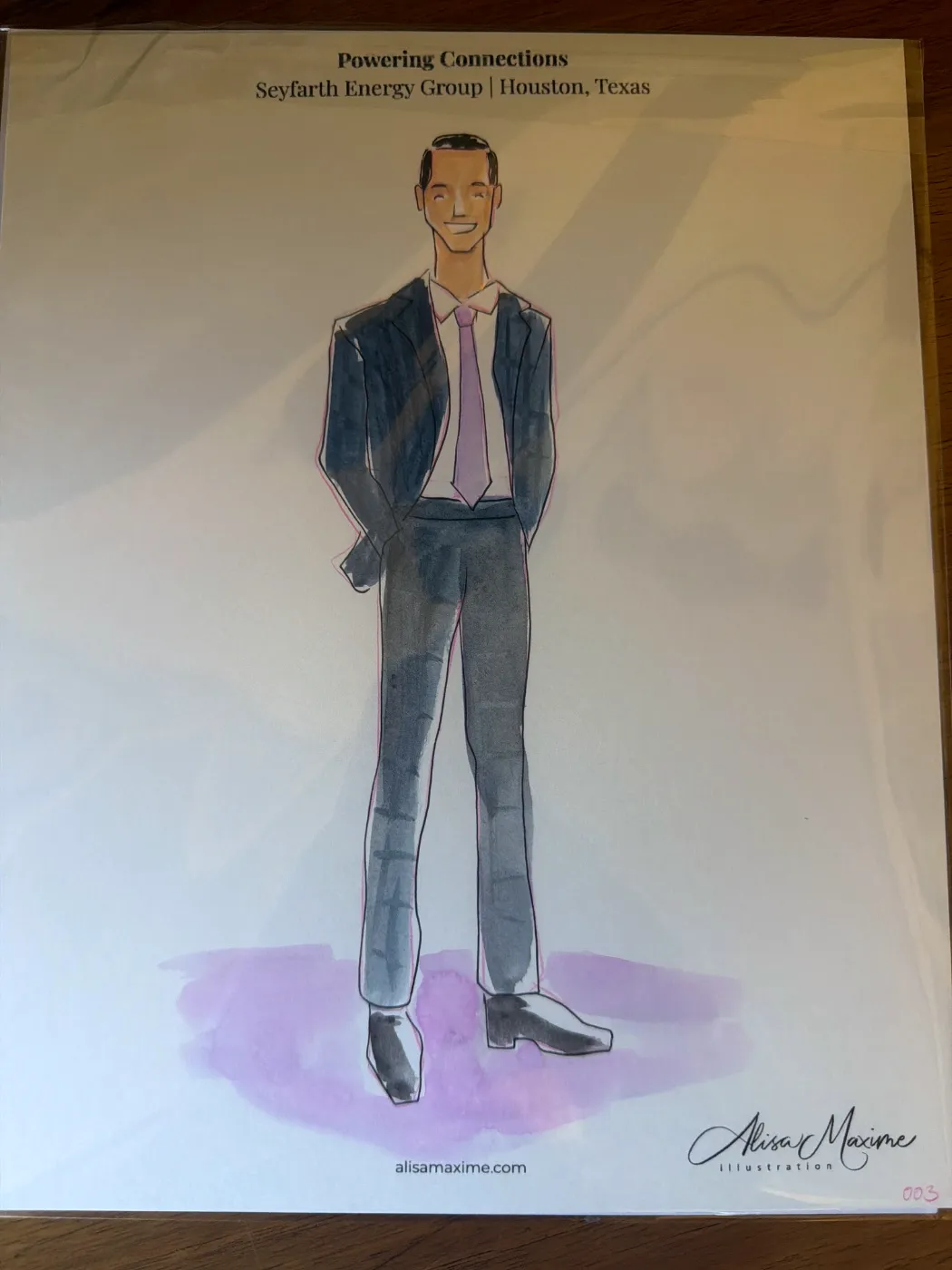 Live fashion sketch 4 from Corporate Party at The Marlene, Houston
