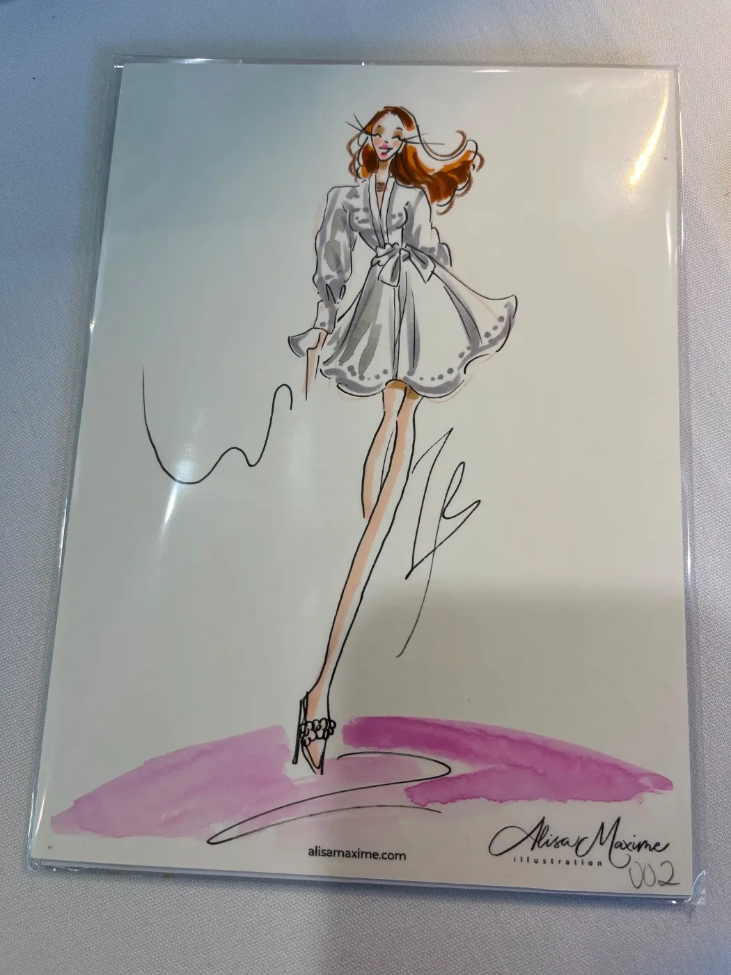 Live sketch from Bridal Shower in Houston