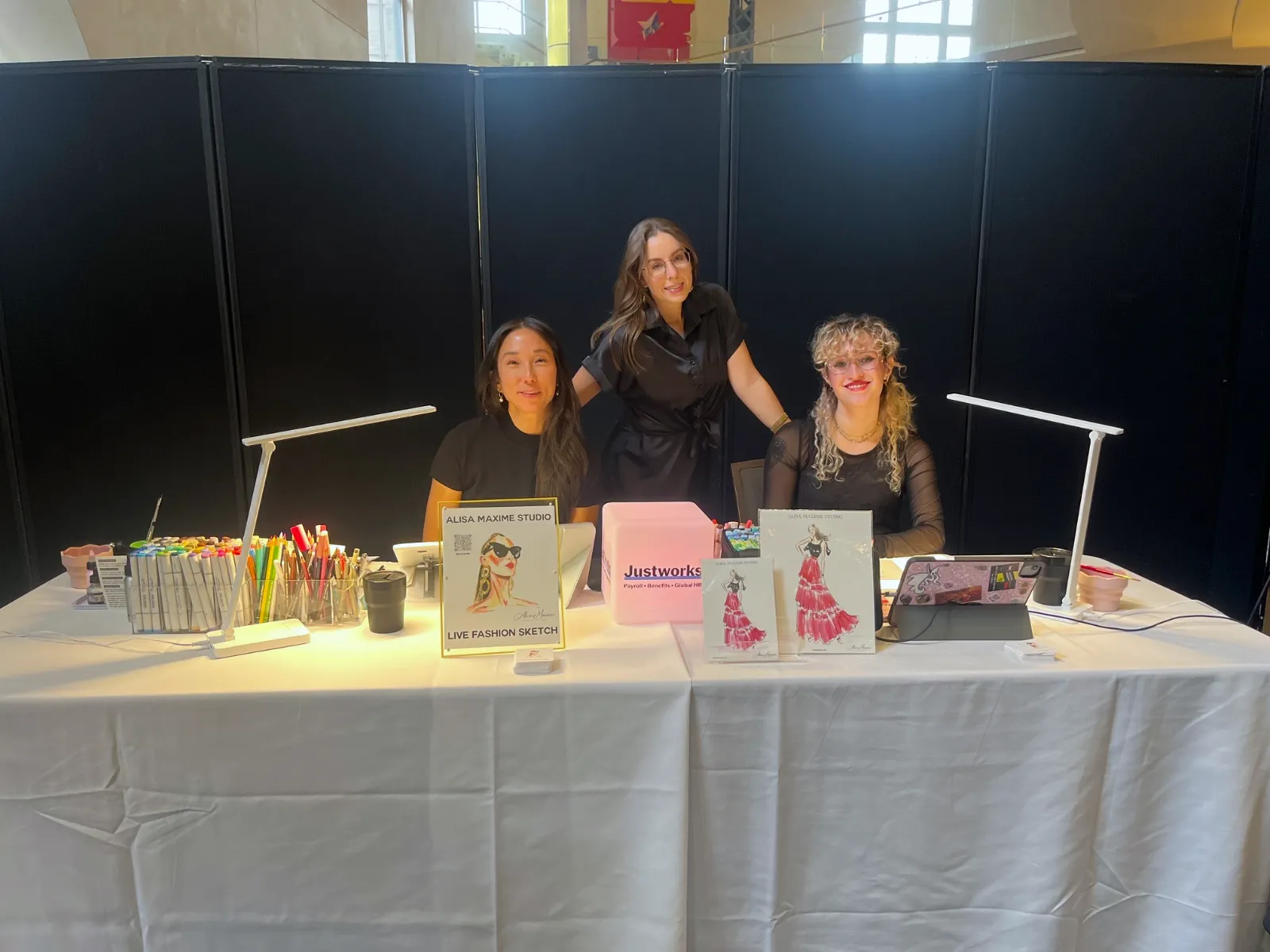 Our table at Denver Performing Arts Complex