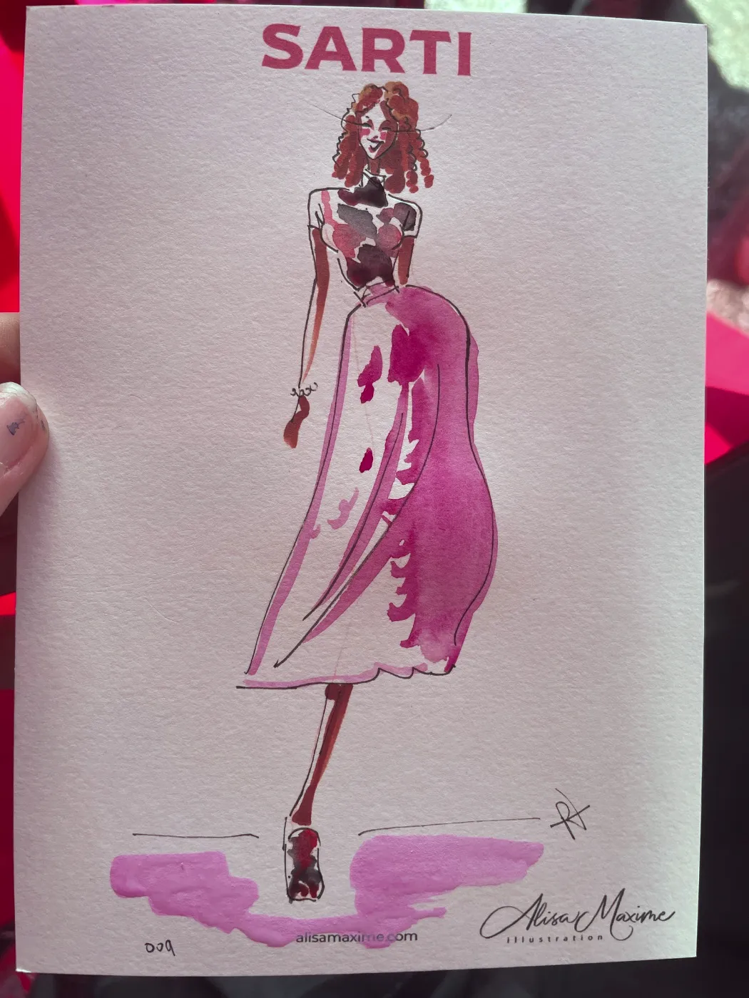 Live fashion sketch 10 from Brand Activation in the Meatpacking District, New York