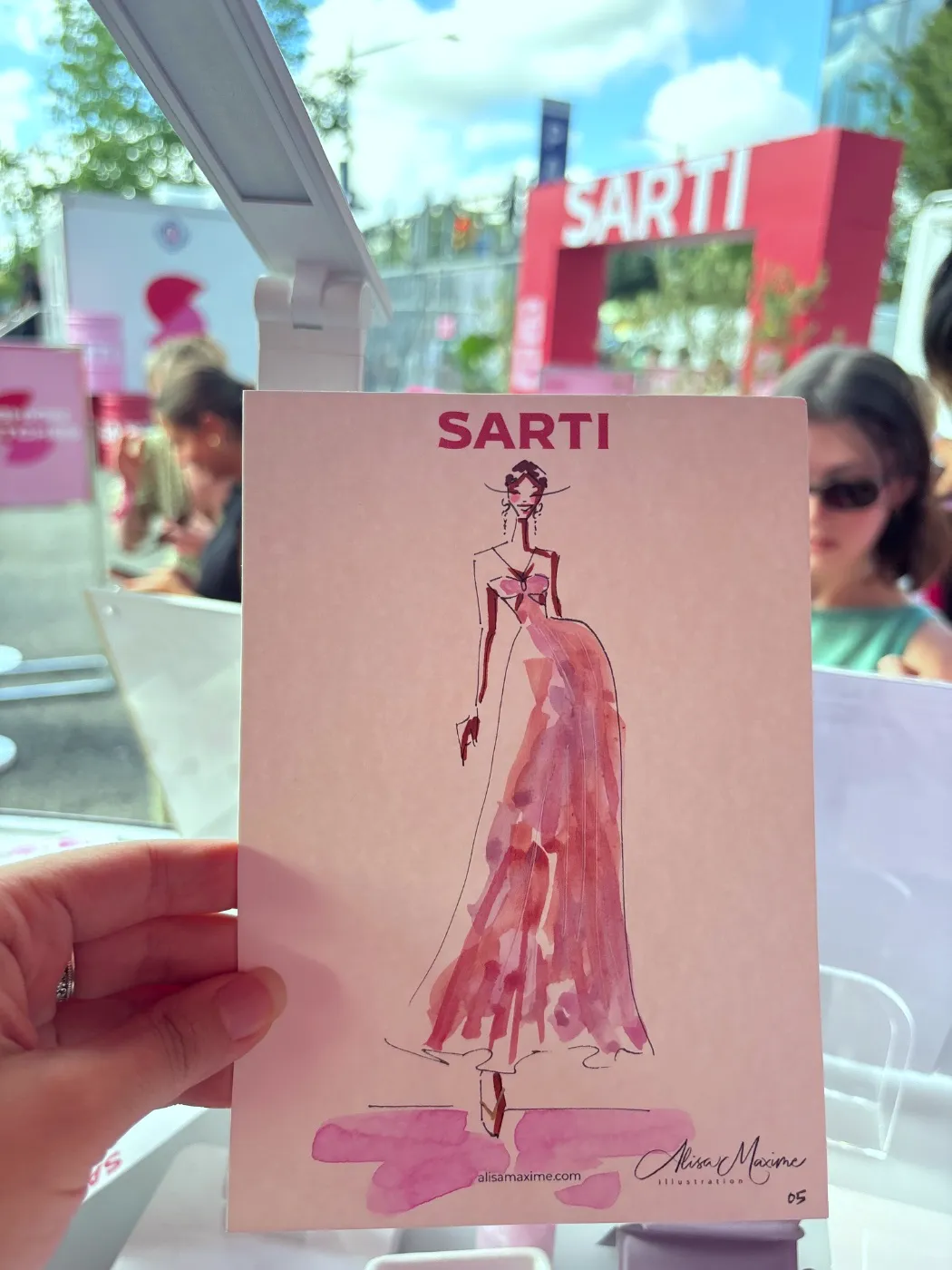 Live fashion sketch 6 from Brand Activation in the Meatpacking District, New York