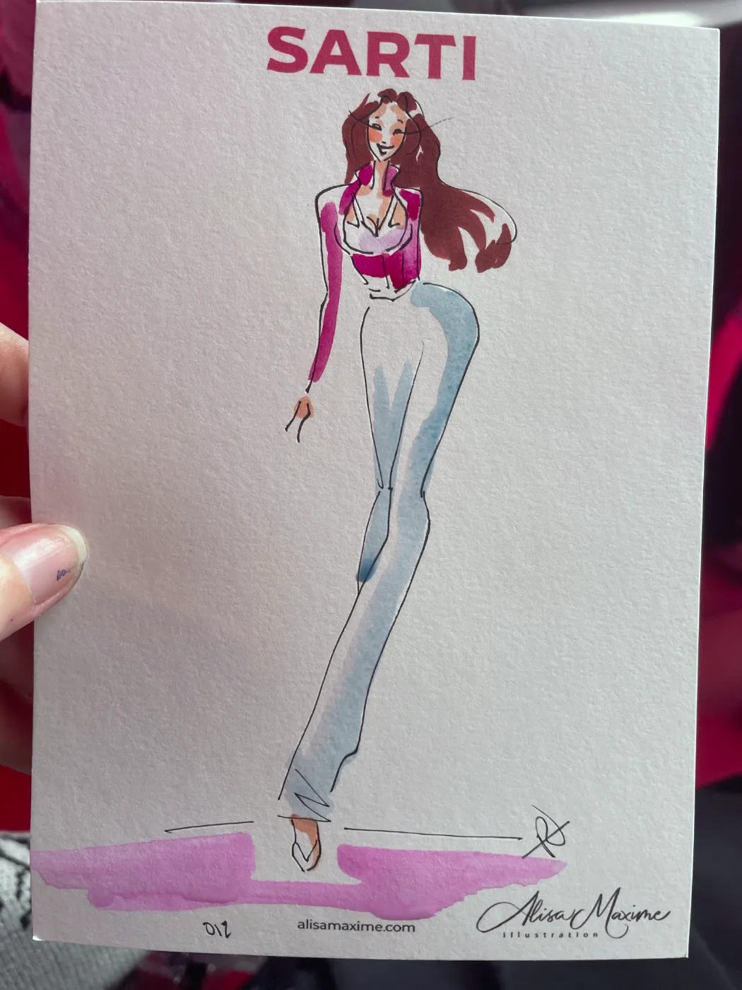 Live fashion sketch 13 from Brand Activation in the Meatpacking District, New York